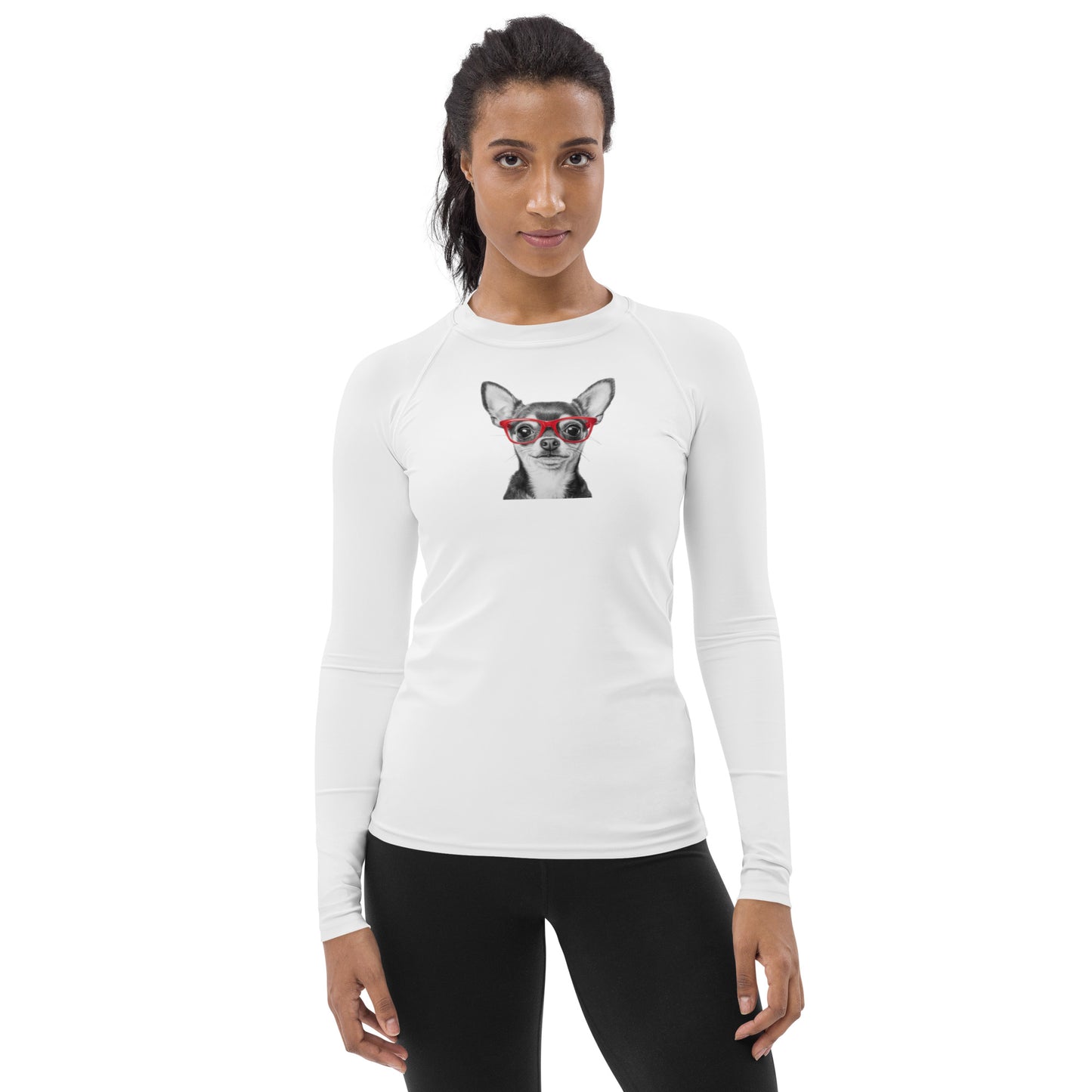 Chihuahua lover Women's Rash Guard