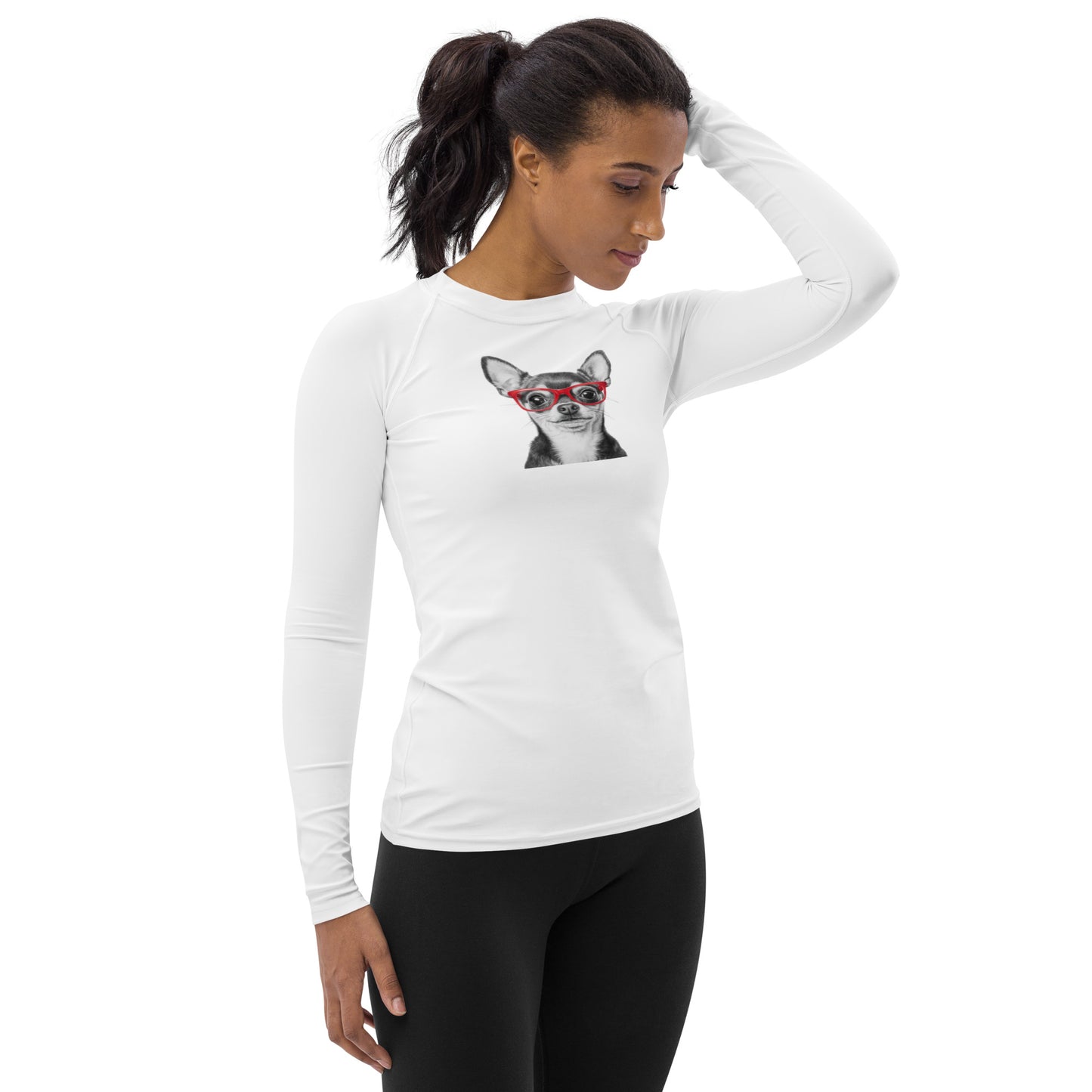 Chihuahua lover Women's Rash Guard