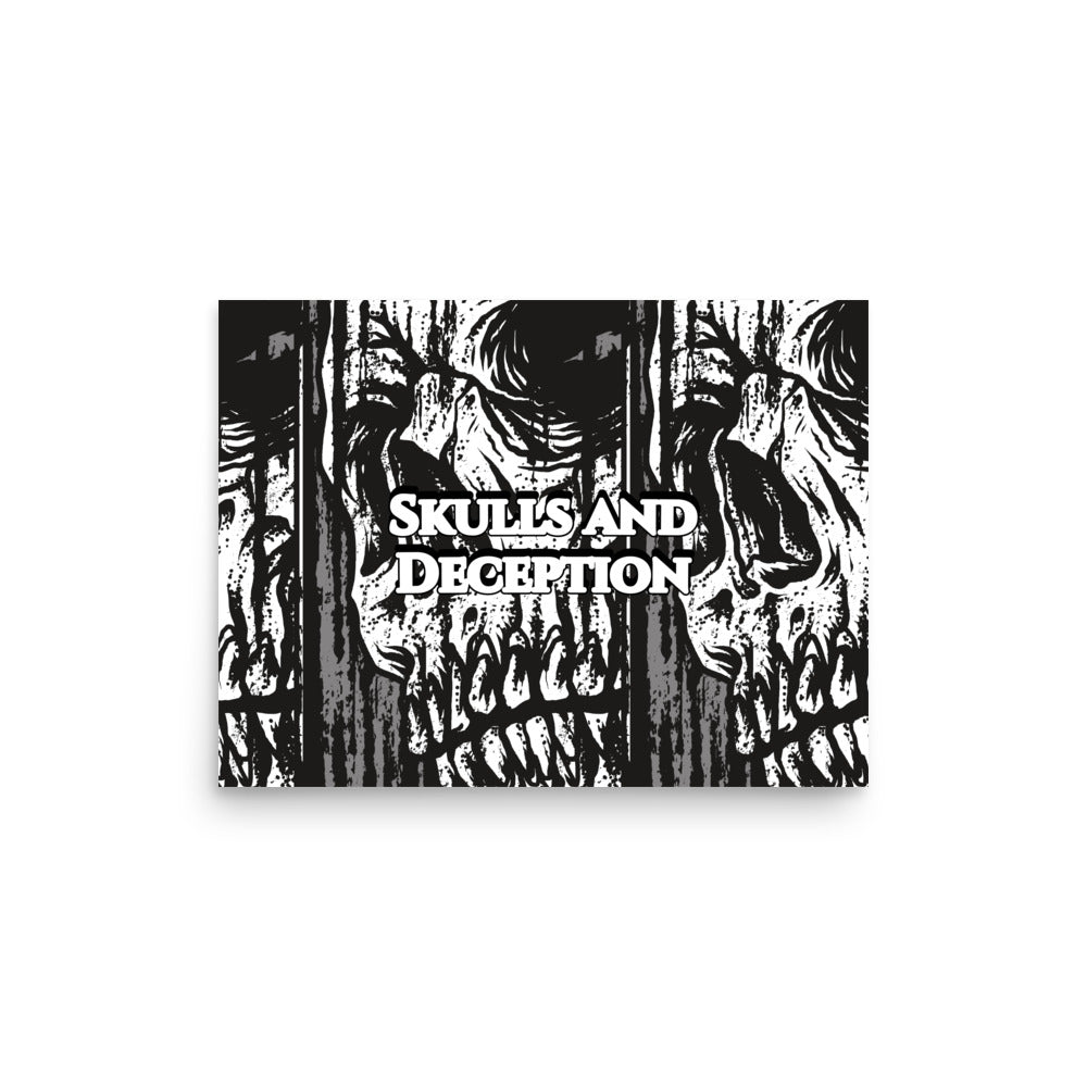Skulls and Deceptions Poster