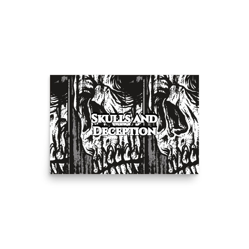 Skulls and Deceptions Poster