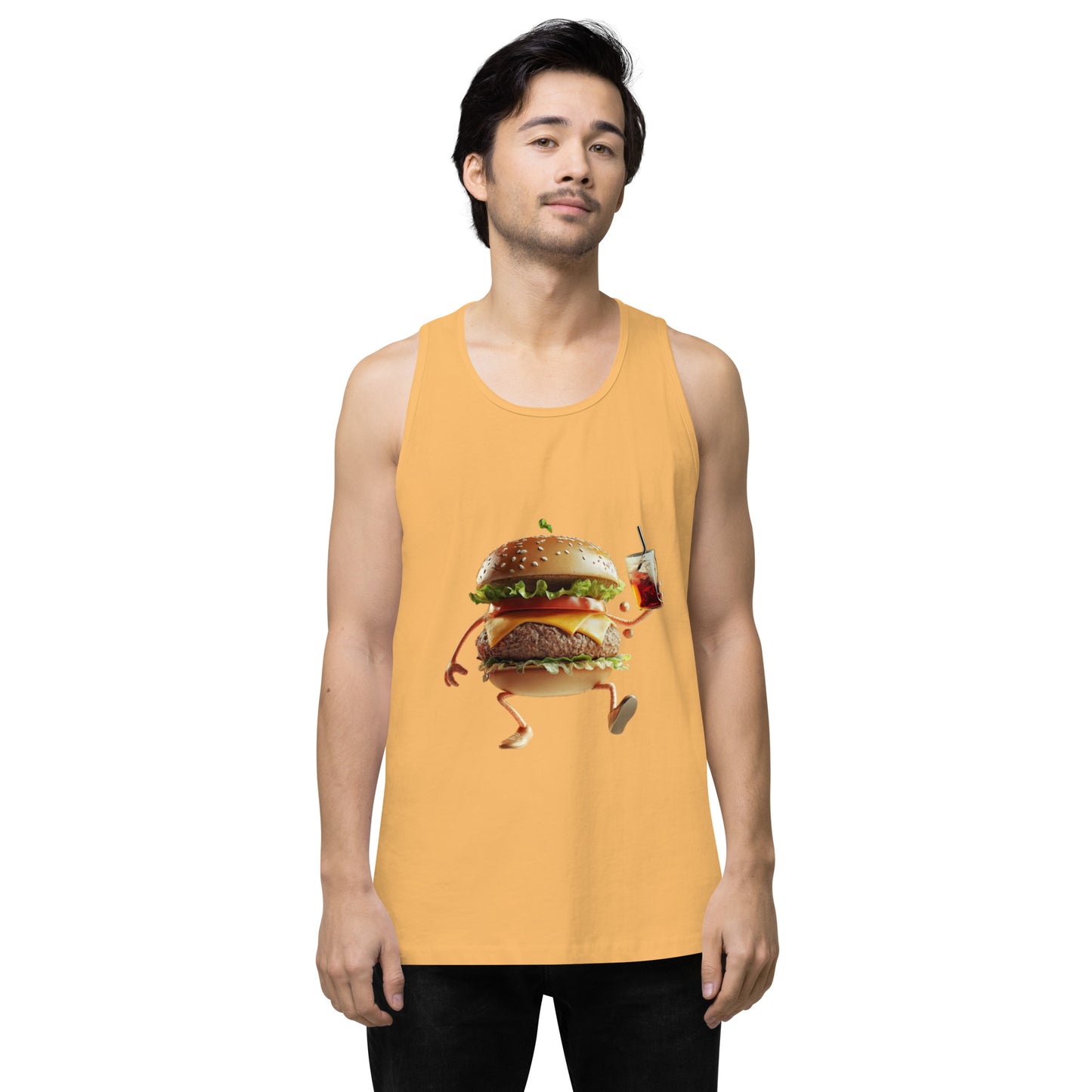 Burger Men’s premium tank top