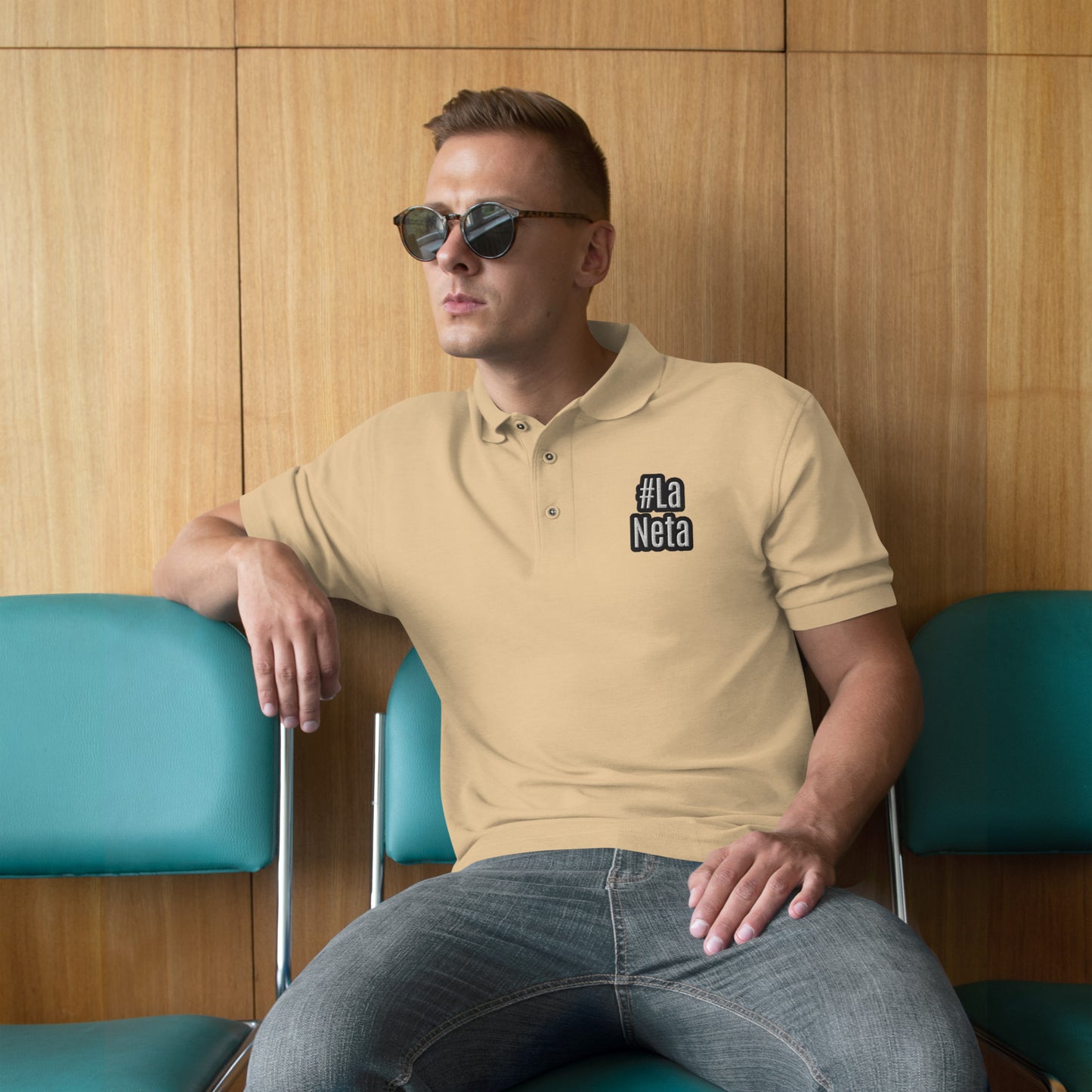 #La Neta Men's Premium Polo