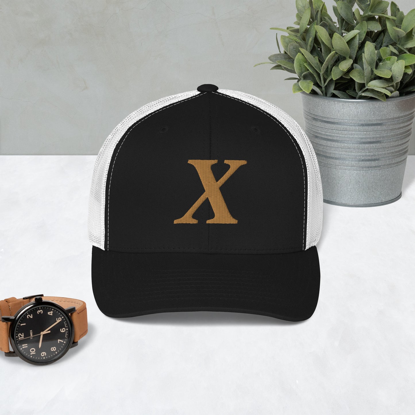 X Gold Trucker Cap