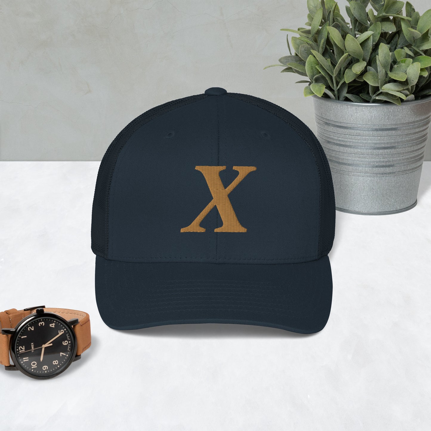 X Gold Trucker Cap