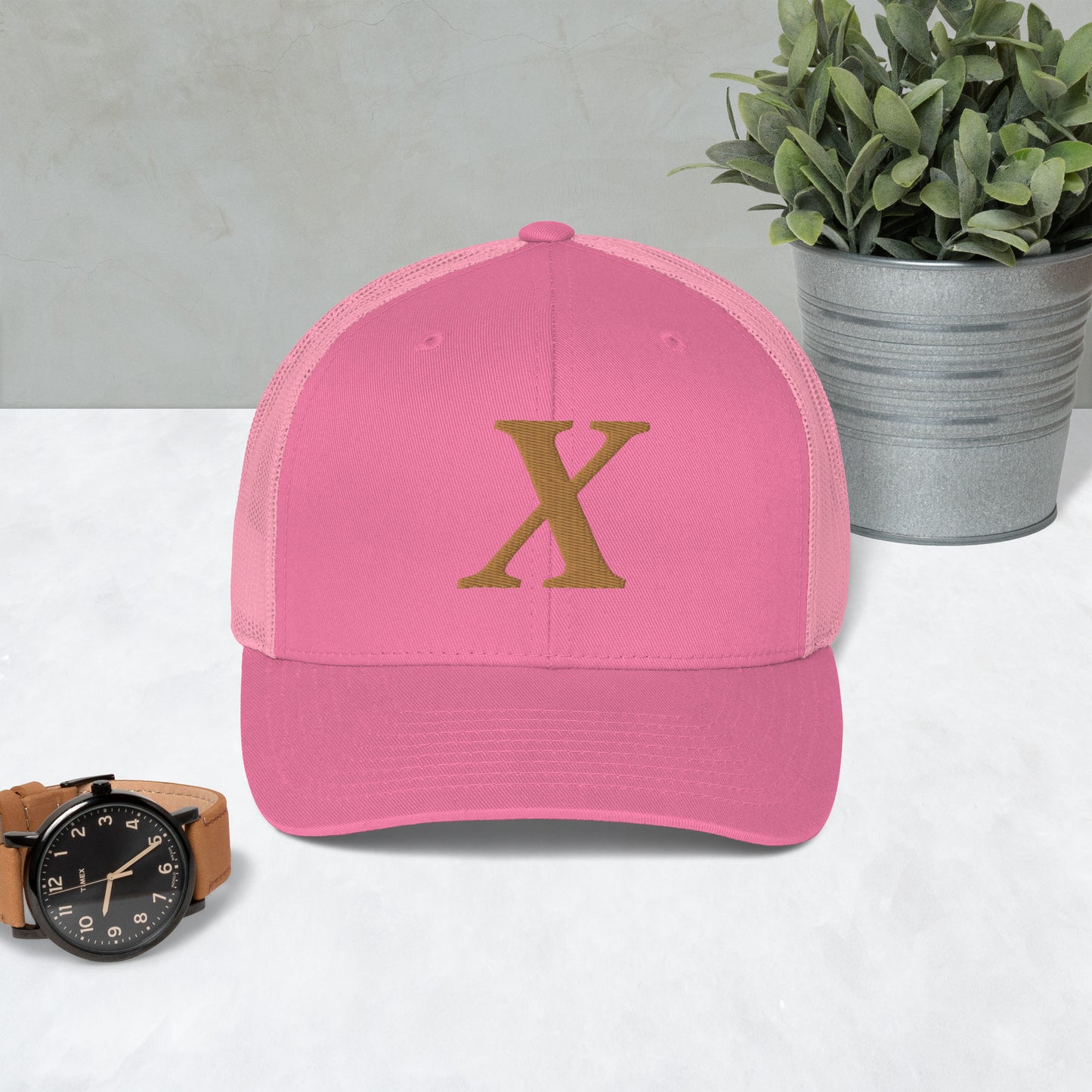 X Gold Trucker Cap