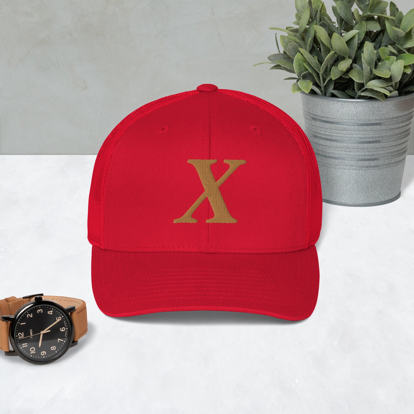 X Gold Trucker Cap