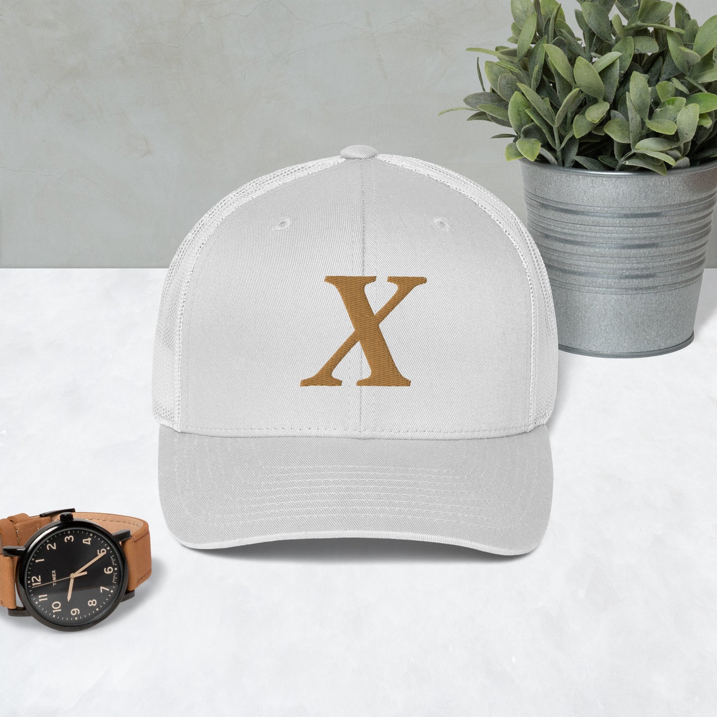 X Gold Trucker Cap