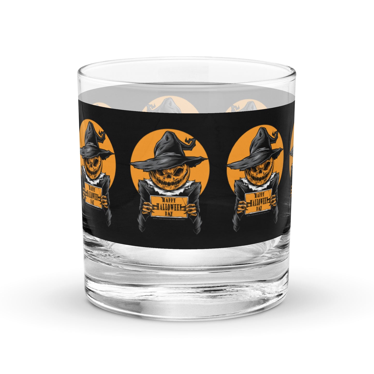 Happy Halloween's Day Rocks glass