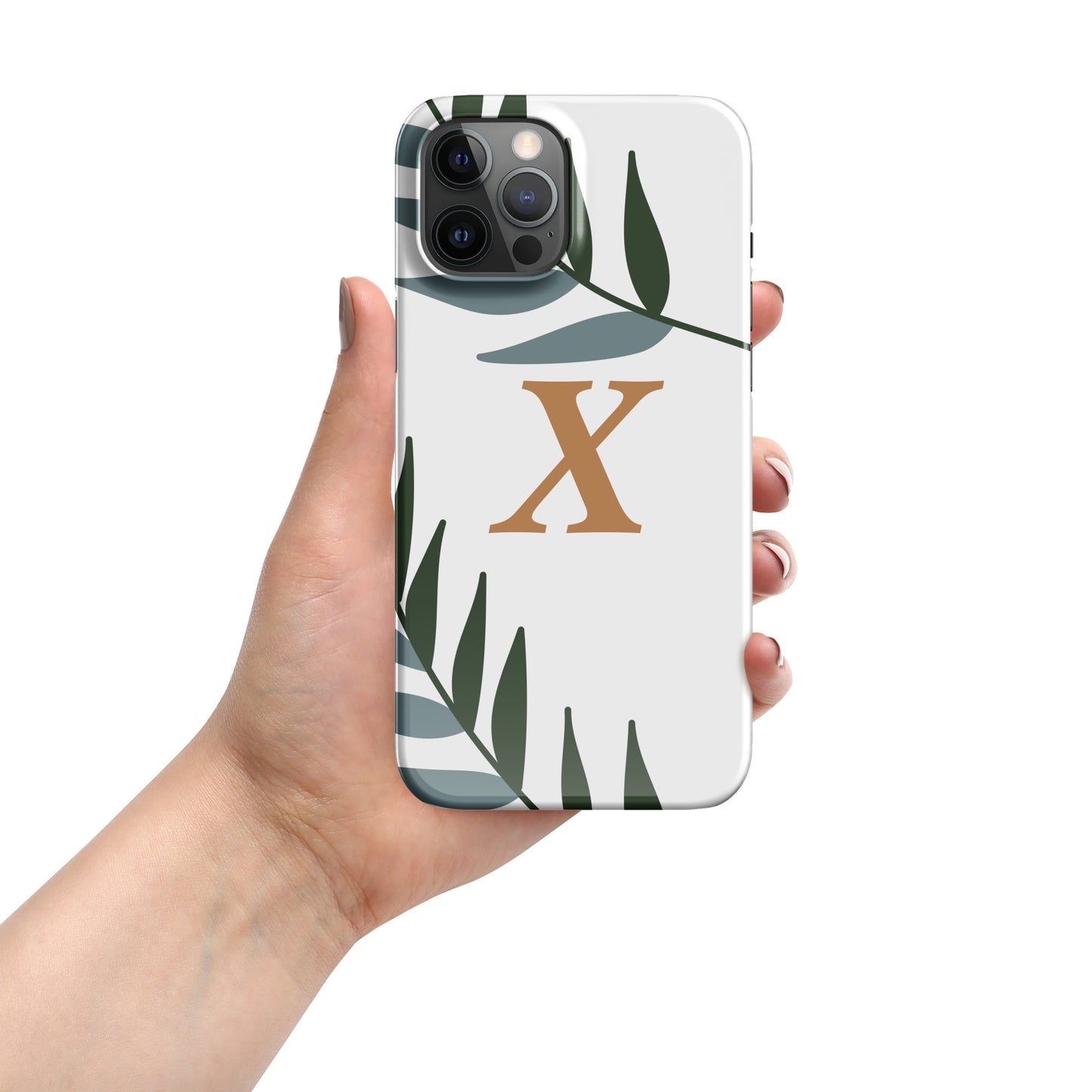 X Gold White Snap case for iPhone®