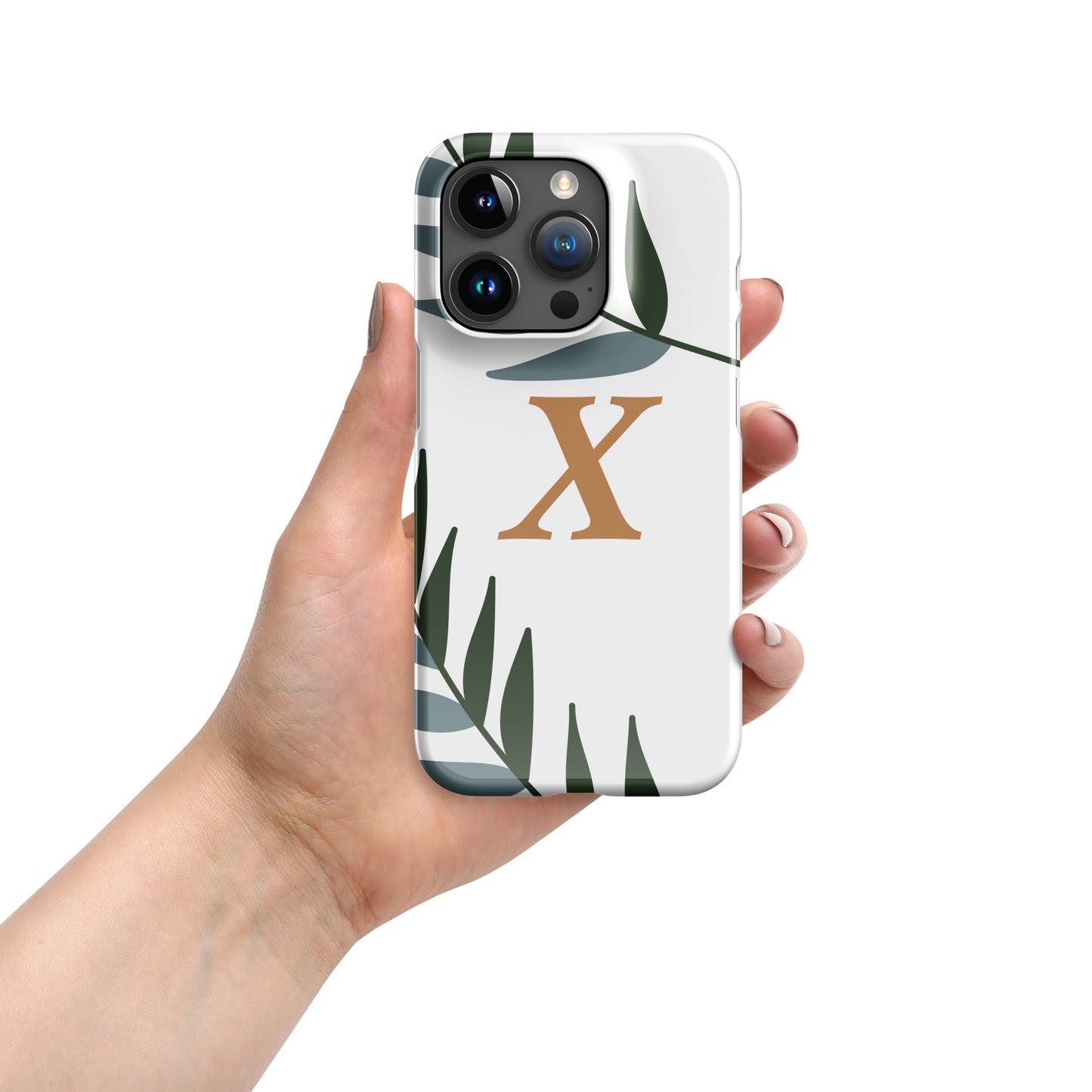 X Gold White Snap case for iPhone®