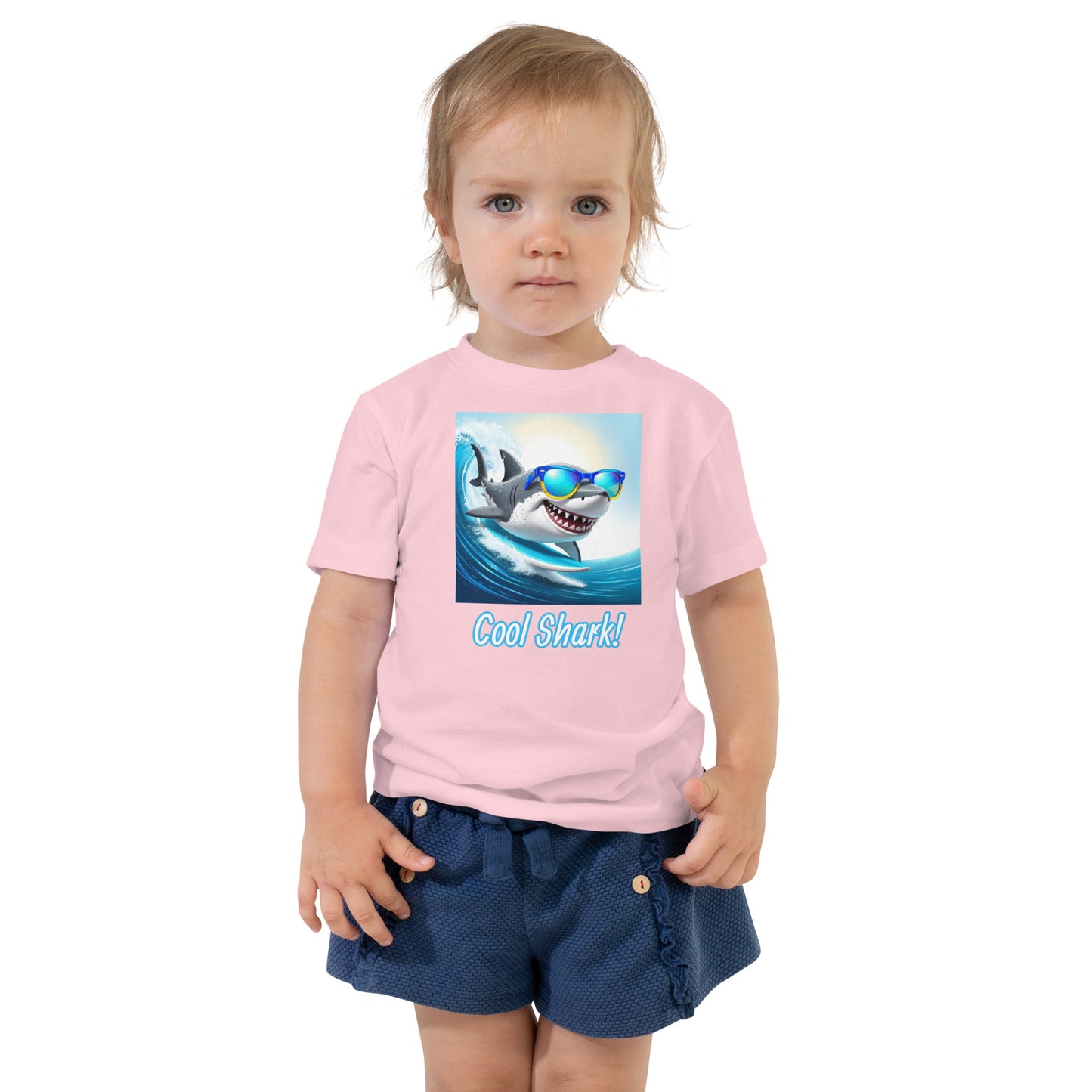 Cool shark Toddler Short Sleeve Tee