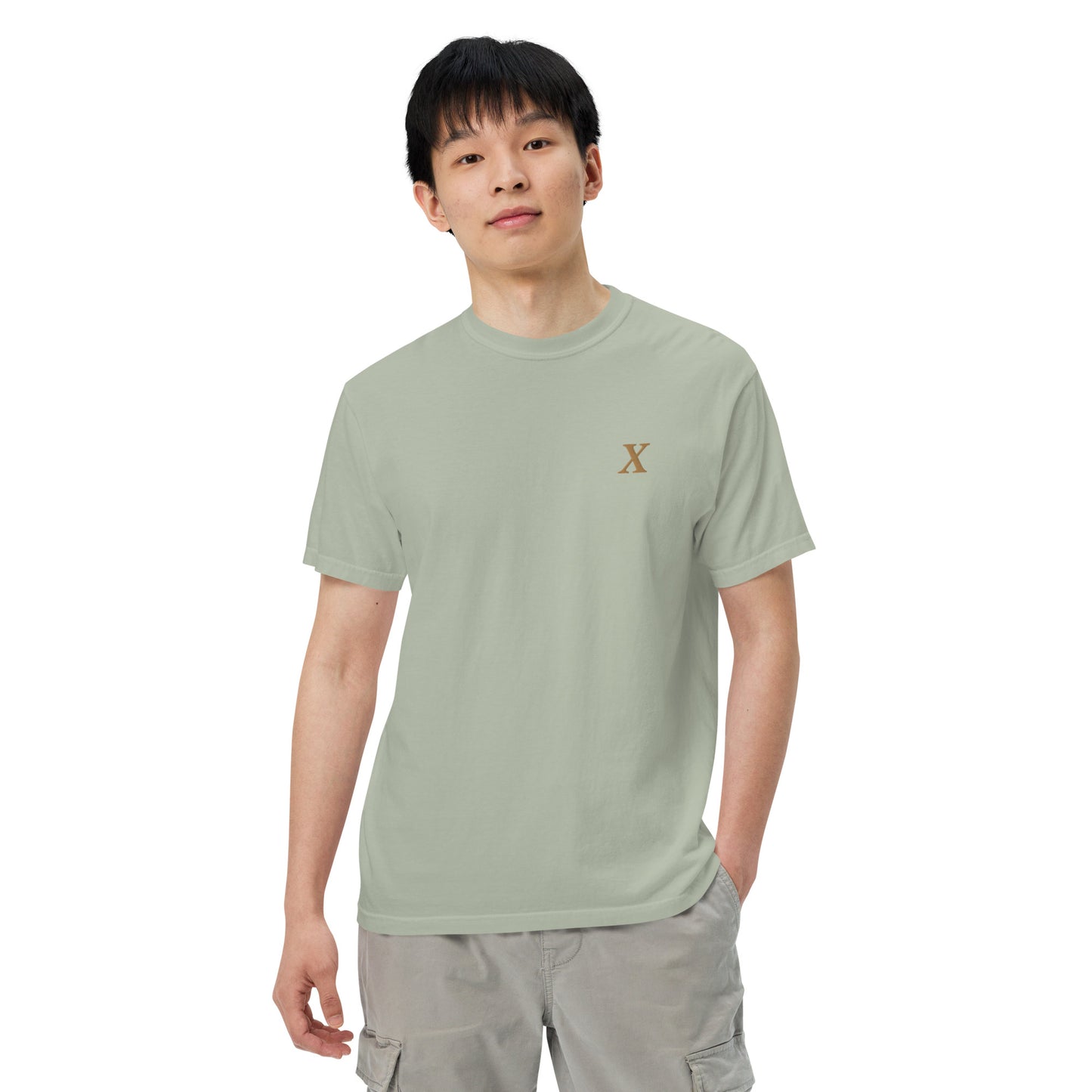 X Gold Unisex garment-dyed heavyweight t-shirt