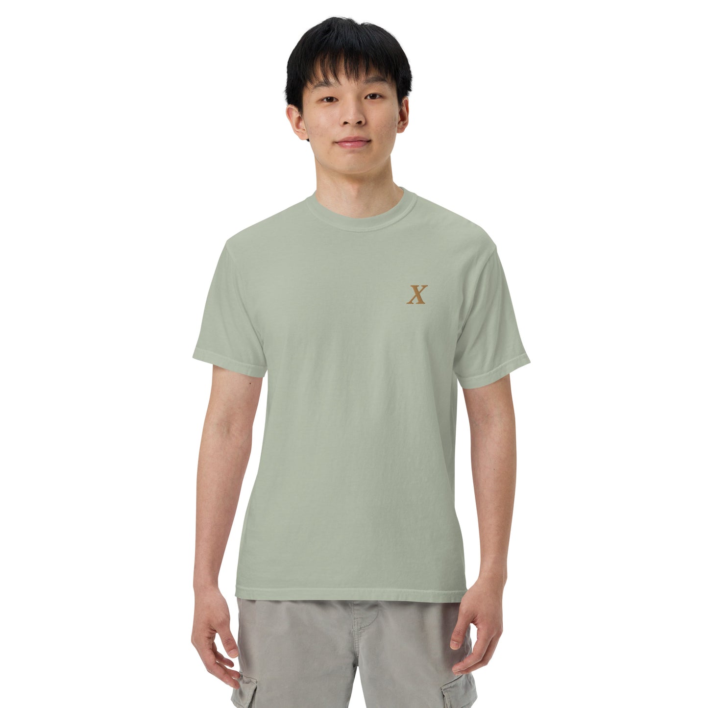X Gold Unisex garment-dyed heavyweight t-shirt