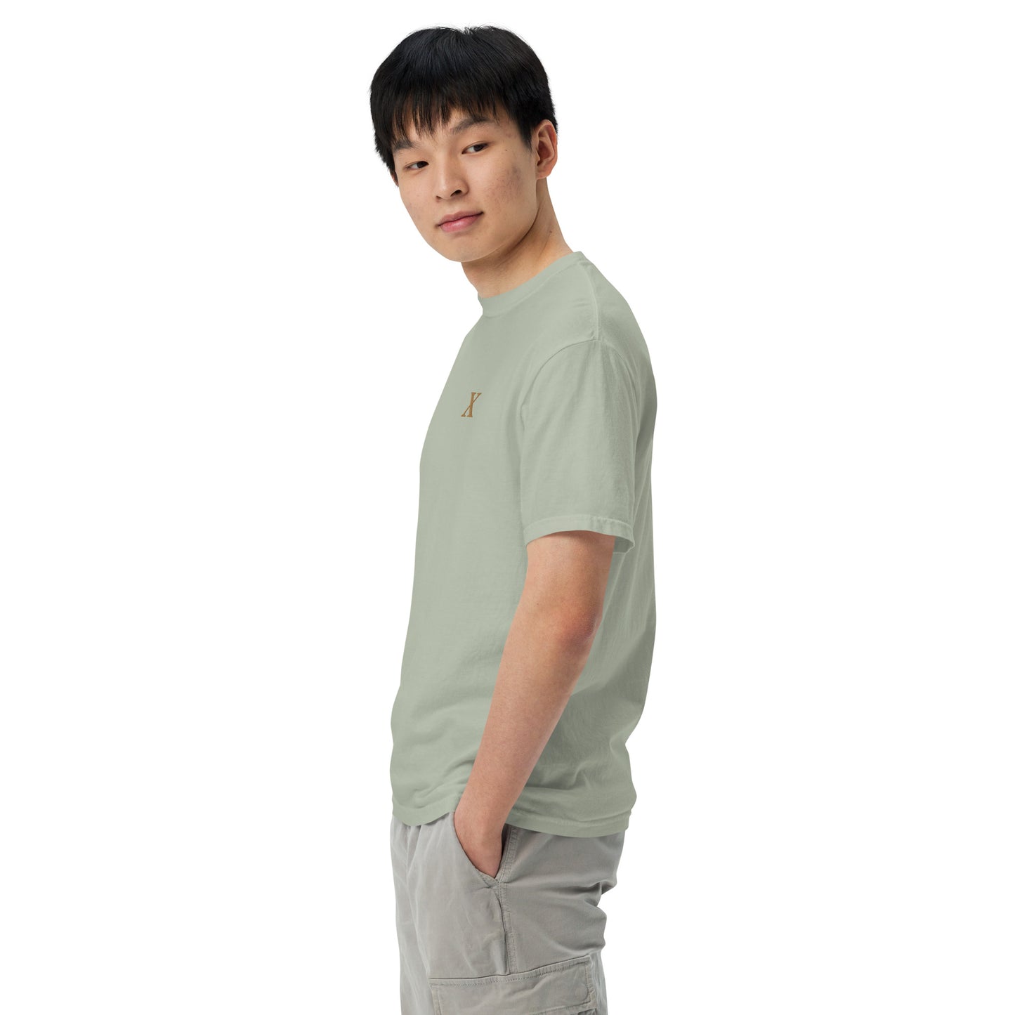 X Gold Unisex garment-dyed heavyweight t-shirt