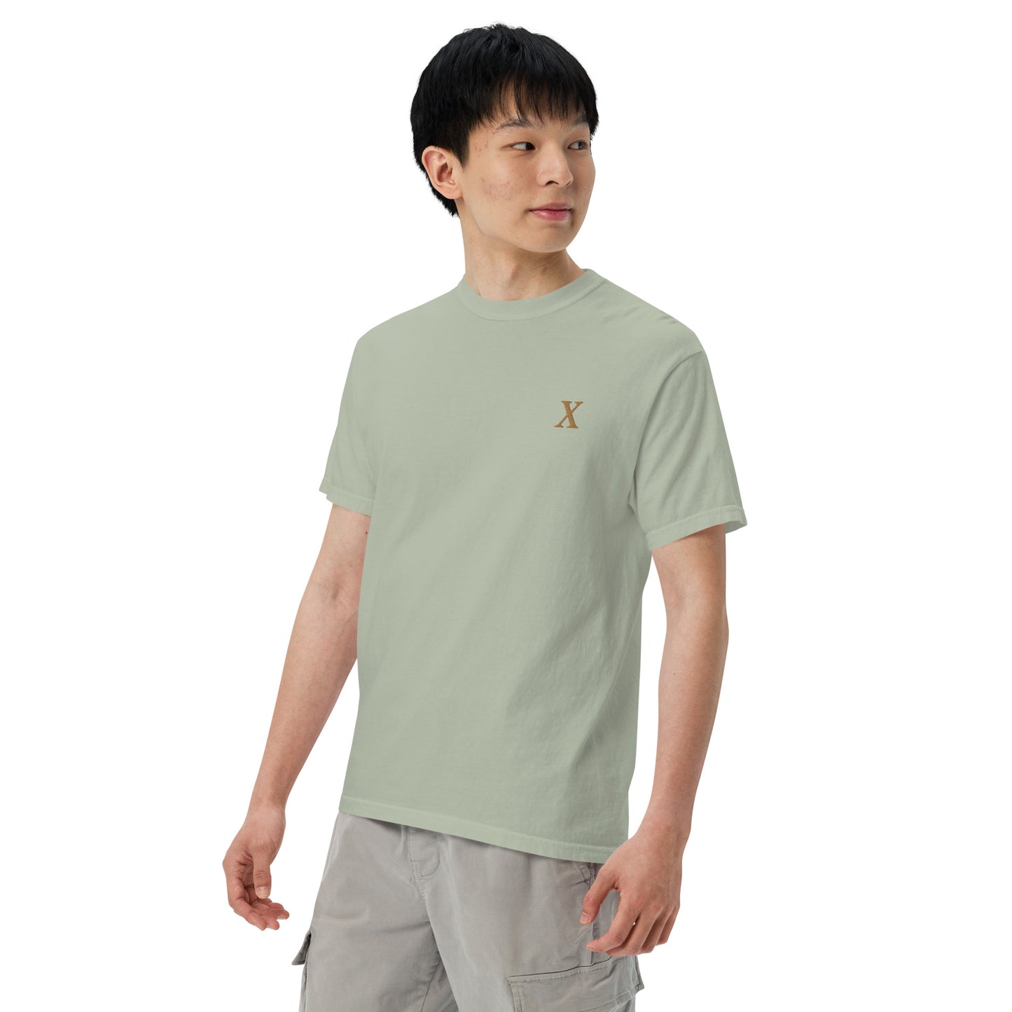 X Gold Unisex garment-dyed heavyweight t-shirt
