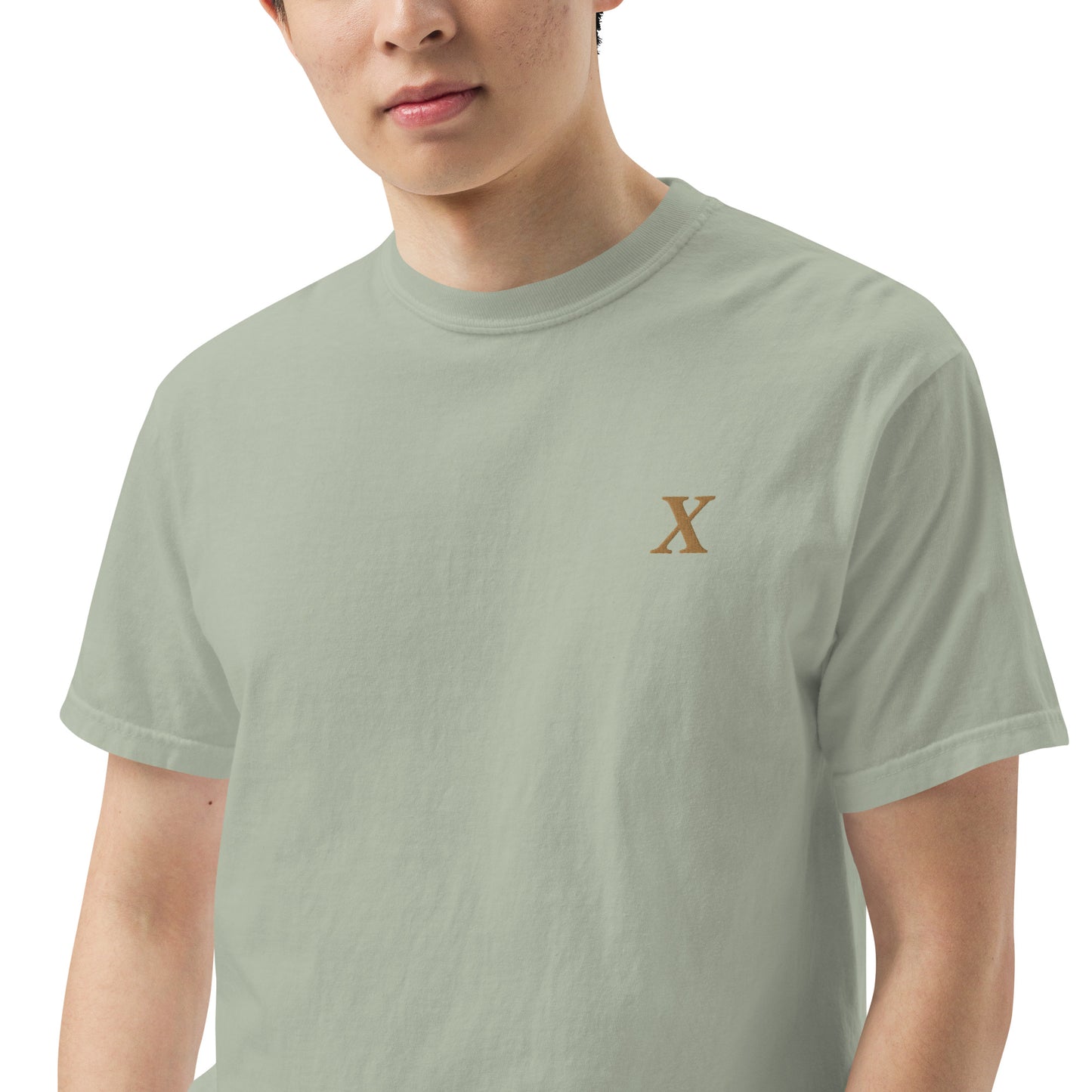 X Gold Unisex garment-dyed heavyweight t-shirt