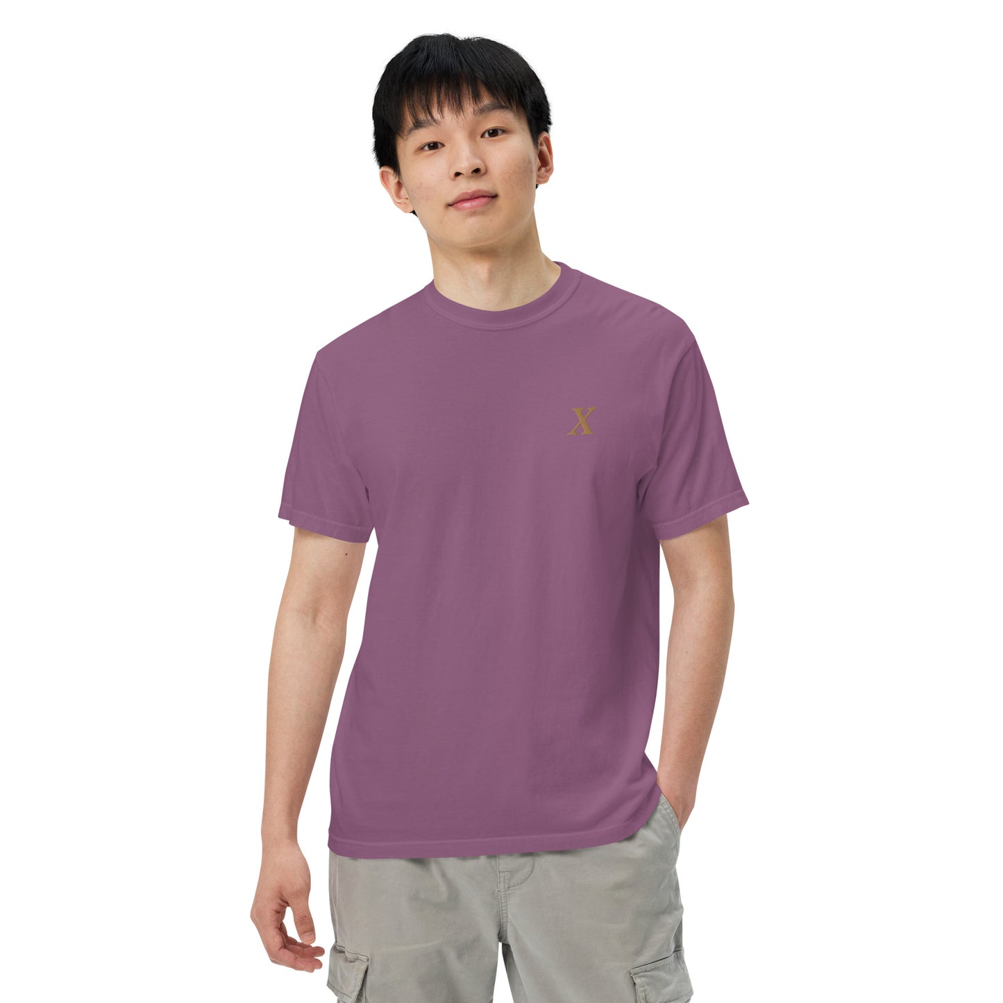 X Gold Unisex garment-dyed heavyweight t-shirt