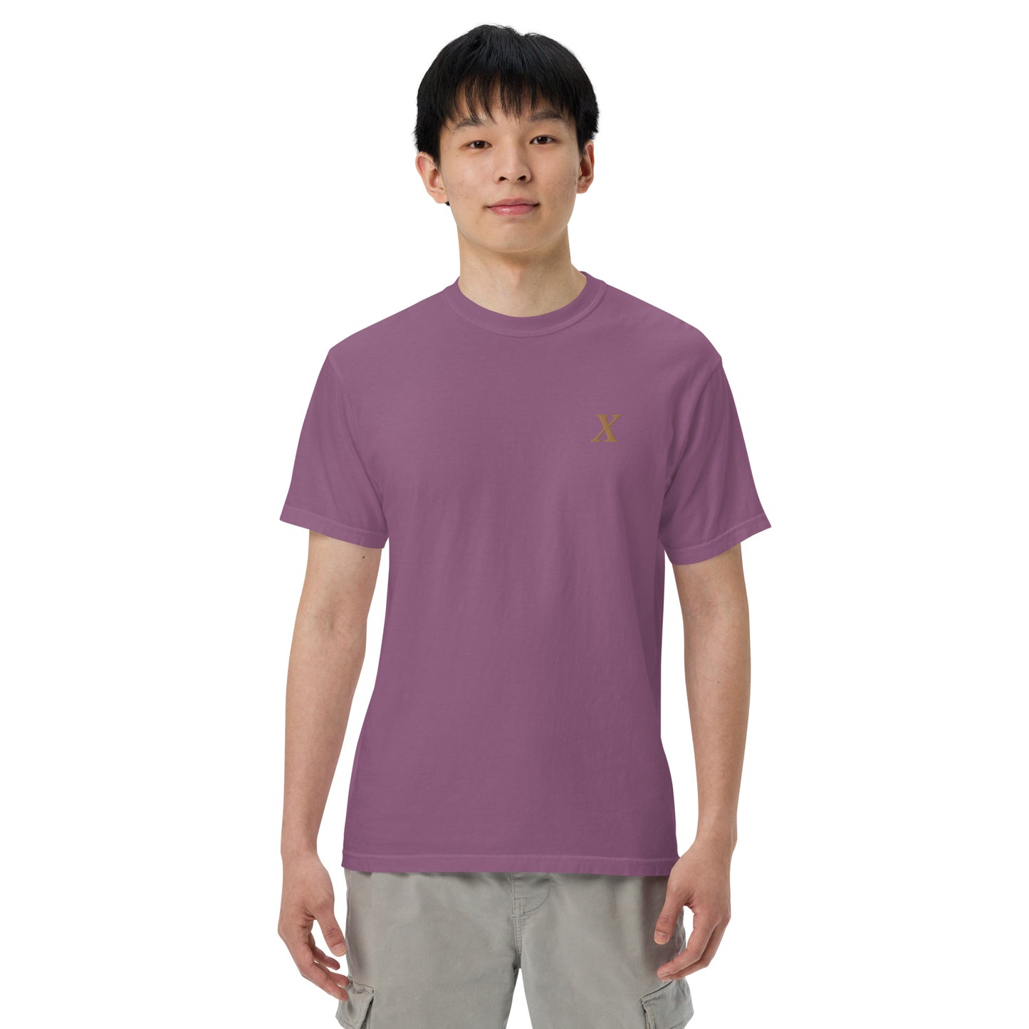X Gold Unisex garment-dyed heavyweight t-shirt