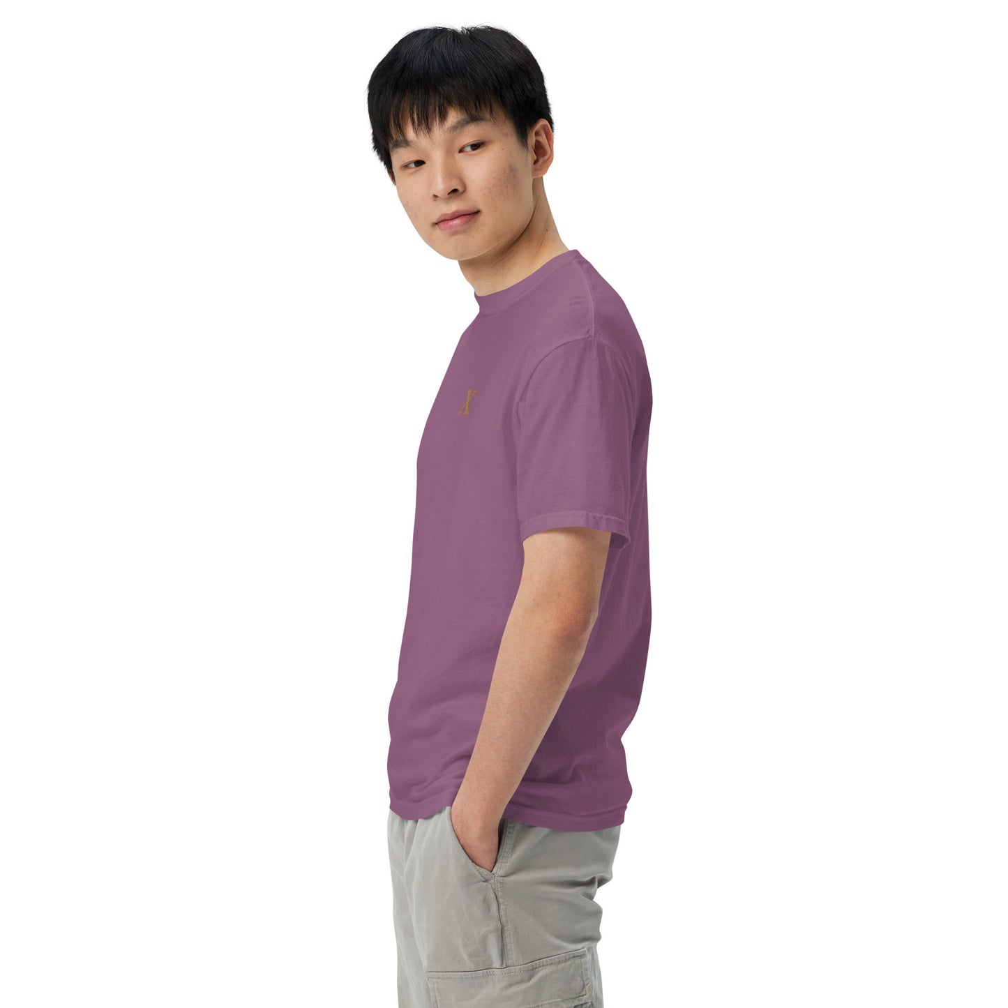 X Gold Unisex garment-dyed heavyweight t-shirt