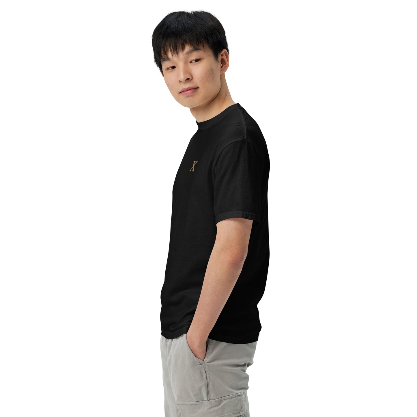 X Gold Unisex garment-dyed heavyweight t-shirt