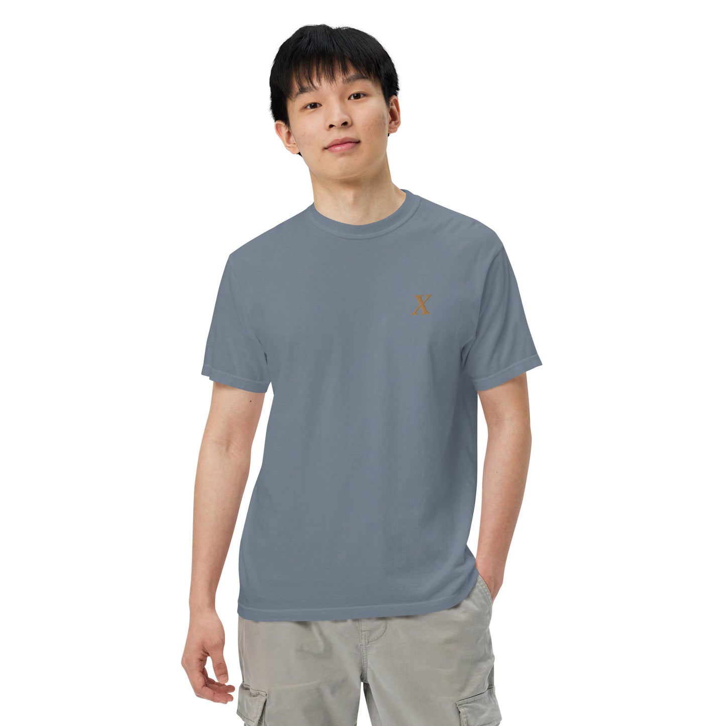 X Gold Unisex garment-dyed heavyweight t-shirt