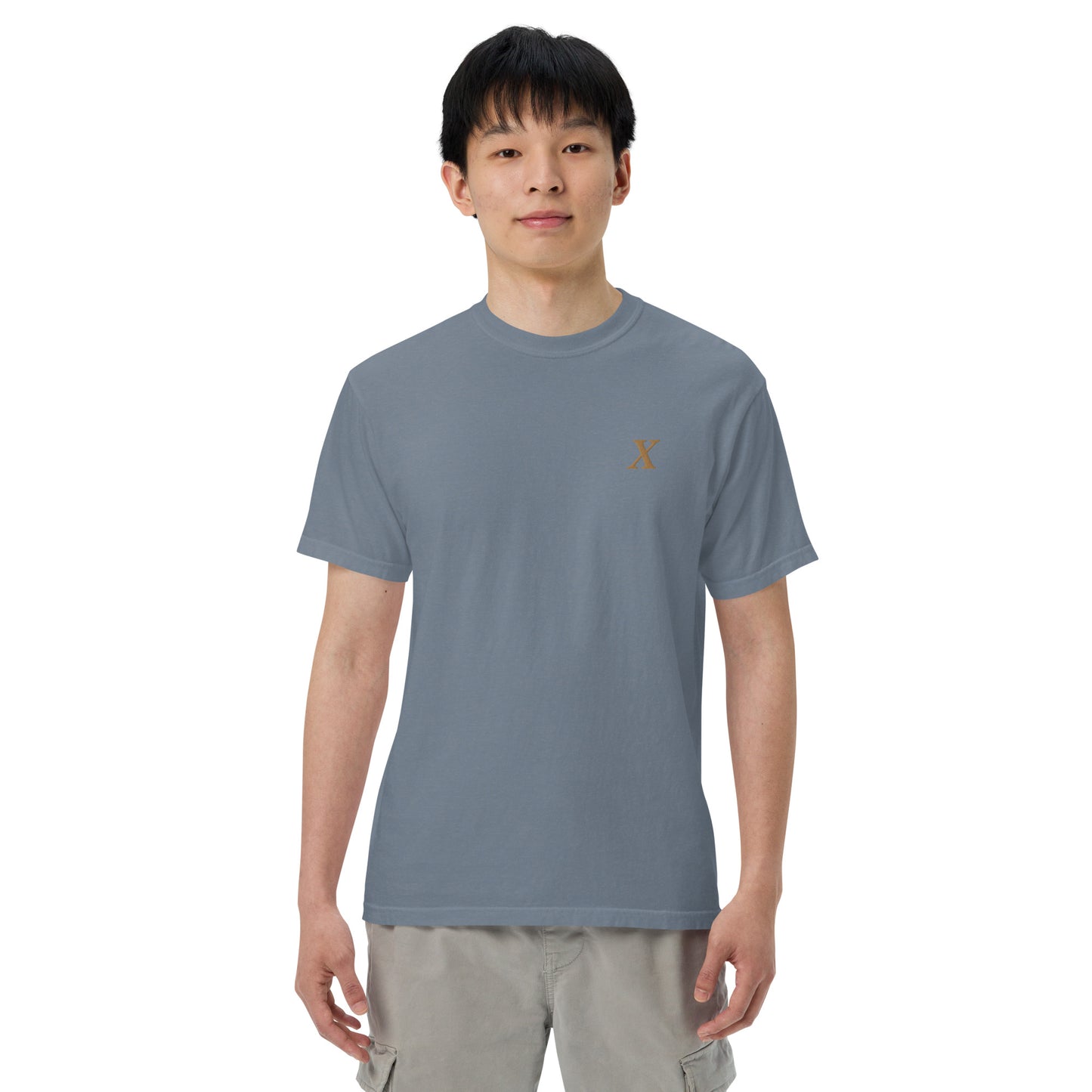 X Gold Unisex garment-dyed heavyweight t-shirt
