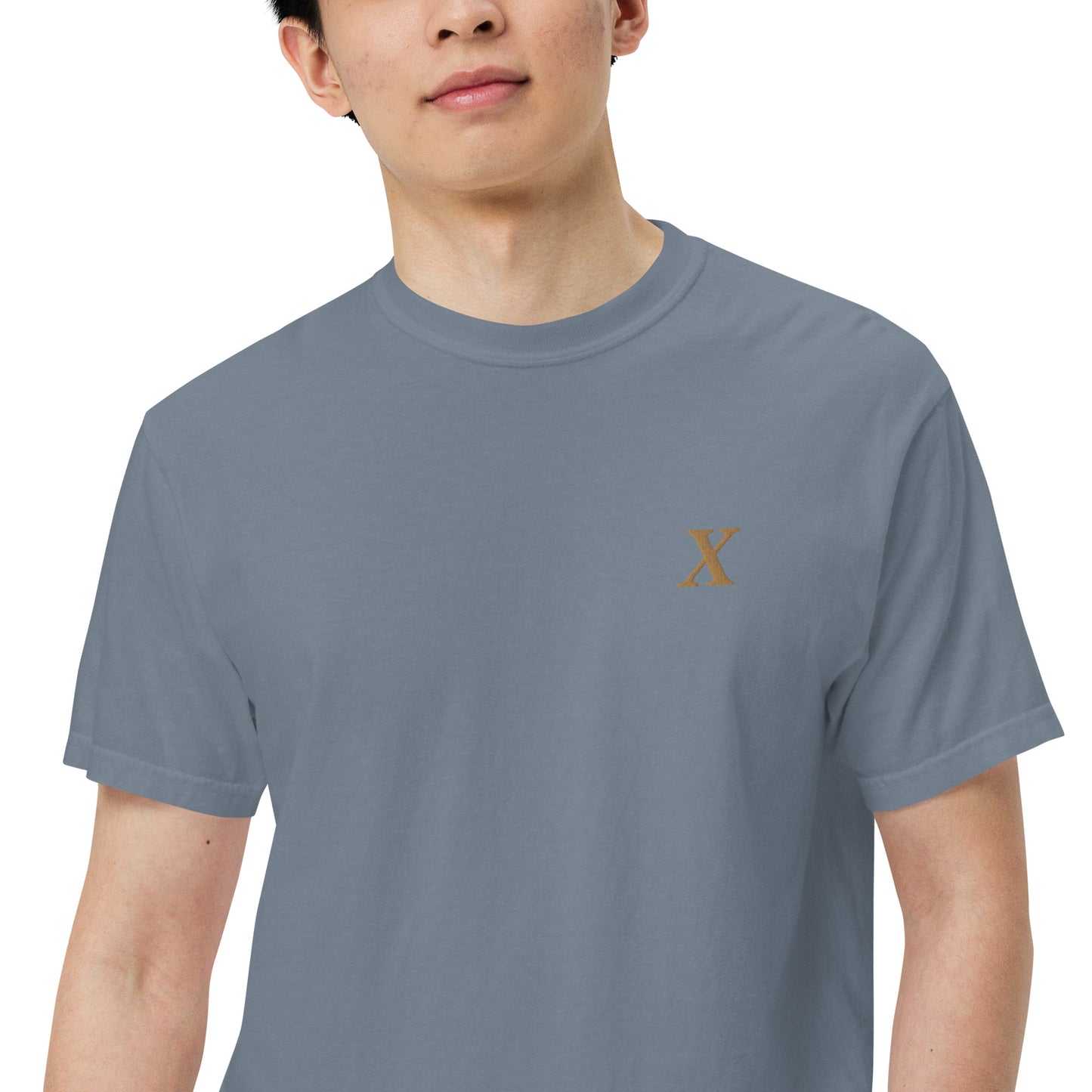 X Gold Unisex garment-dyed heavyweight t-shirt
