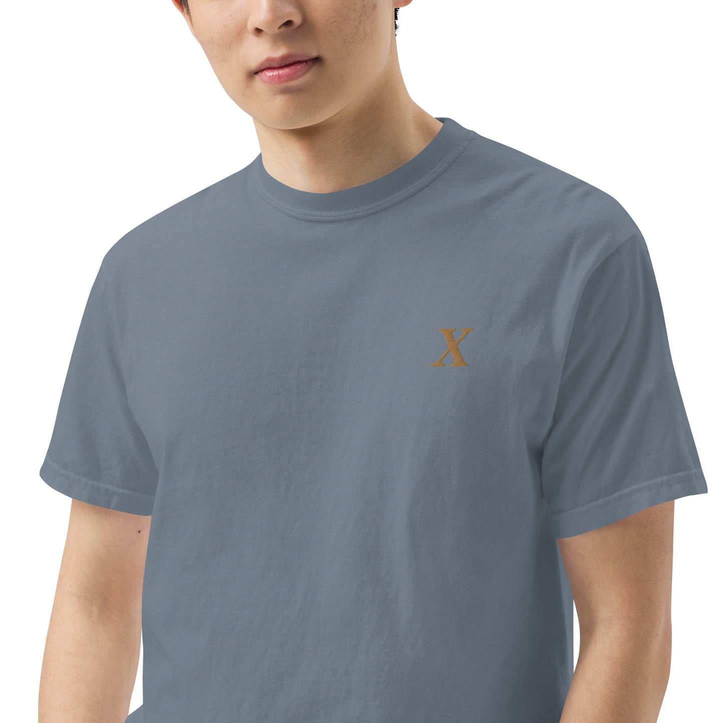 X Gold Unisex garment-dyed heavyweight t-shirt
