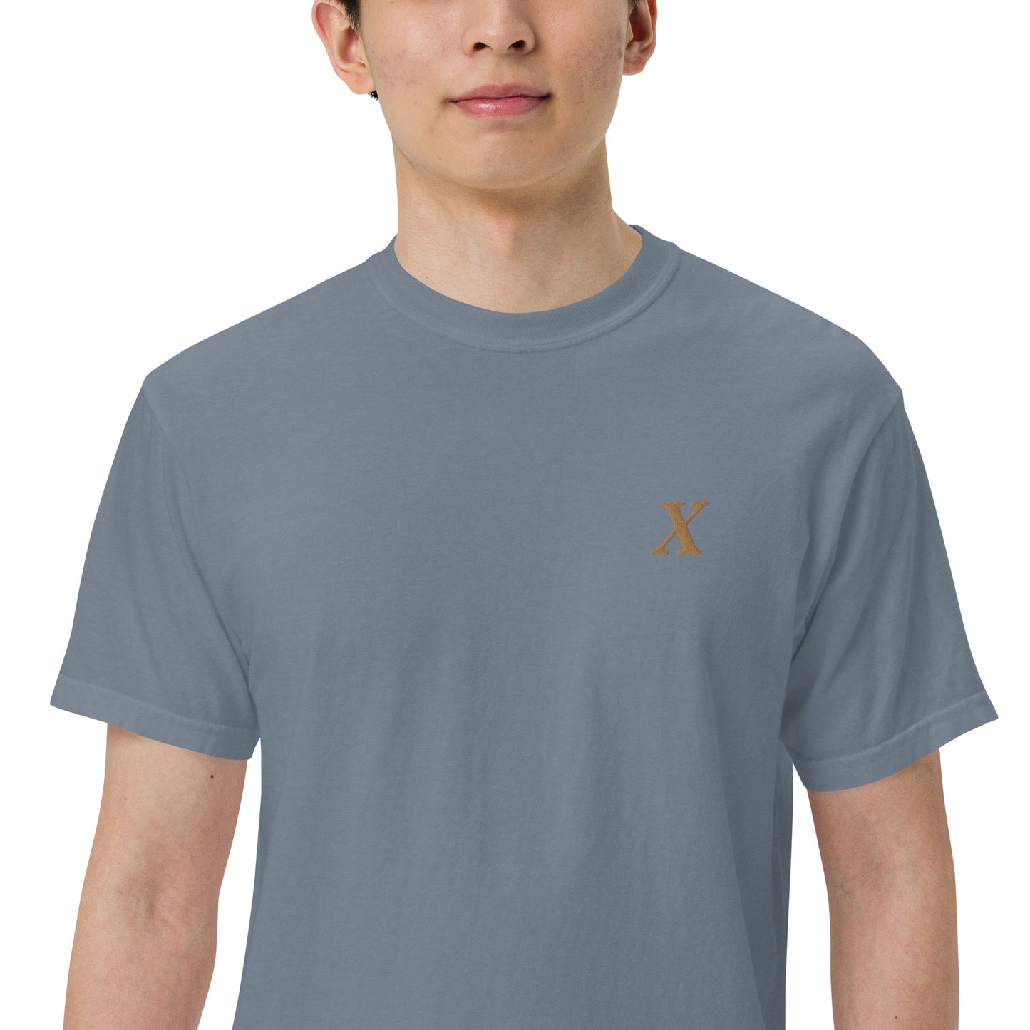 X Gold Unisex garment-dyed heavyweight t-shirt