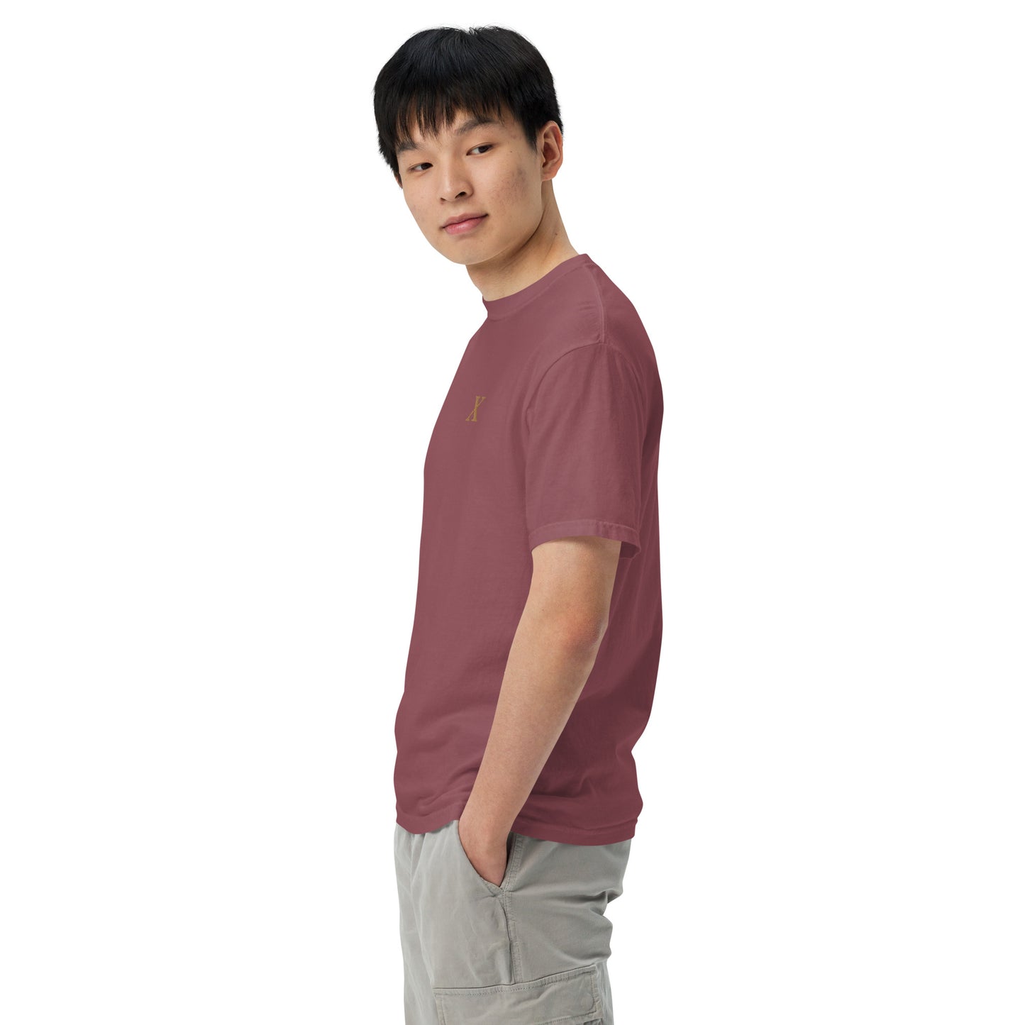 X Gold Unisex garment-dyed heavyweight t-shirt