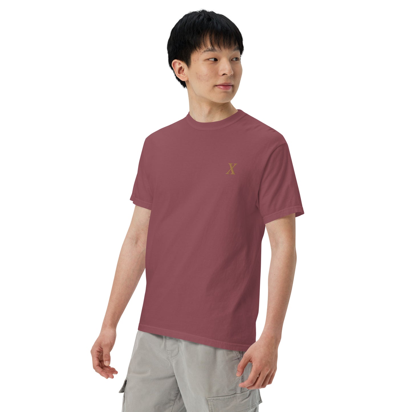 X Gold Unisex garment-dyed heavyweight t-shirt