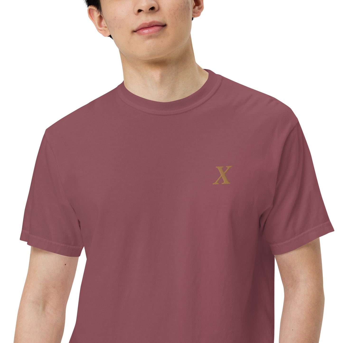 X Gold Unisex garment-dyed heavyweight t-shirt