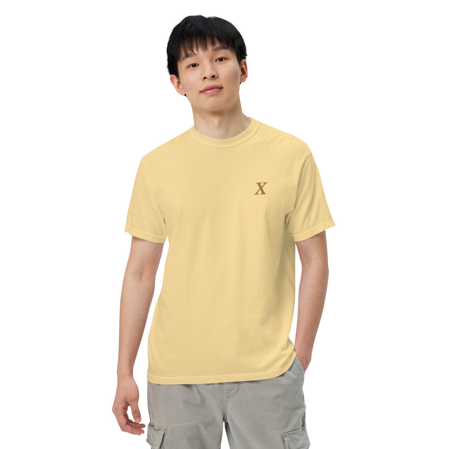 X Gold Unisex garment-dyed heavyweight t-shirt