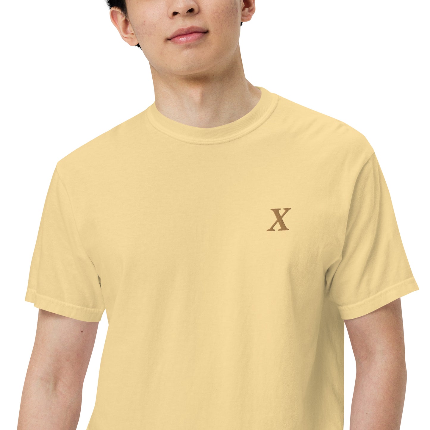 X Gold Unisex garment-dyed heavyweight t-shirt