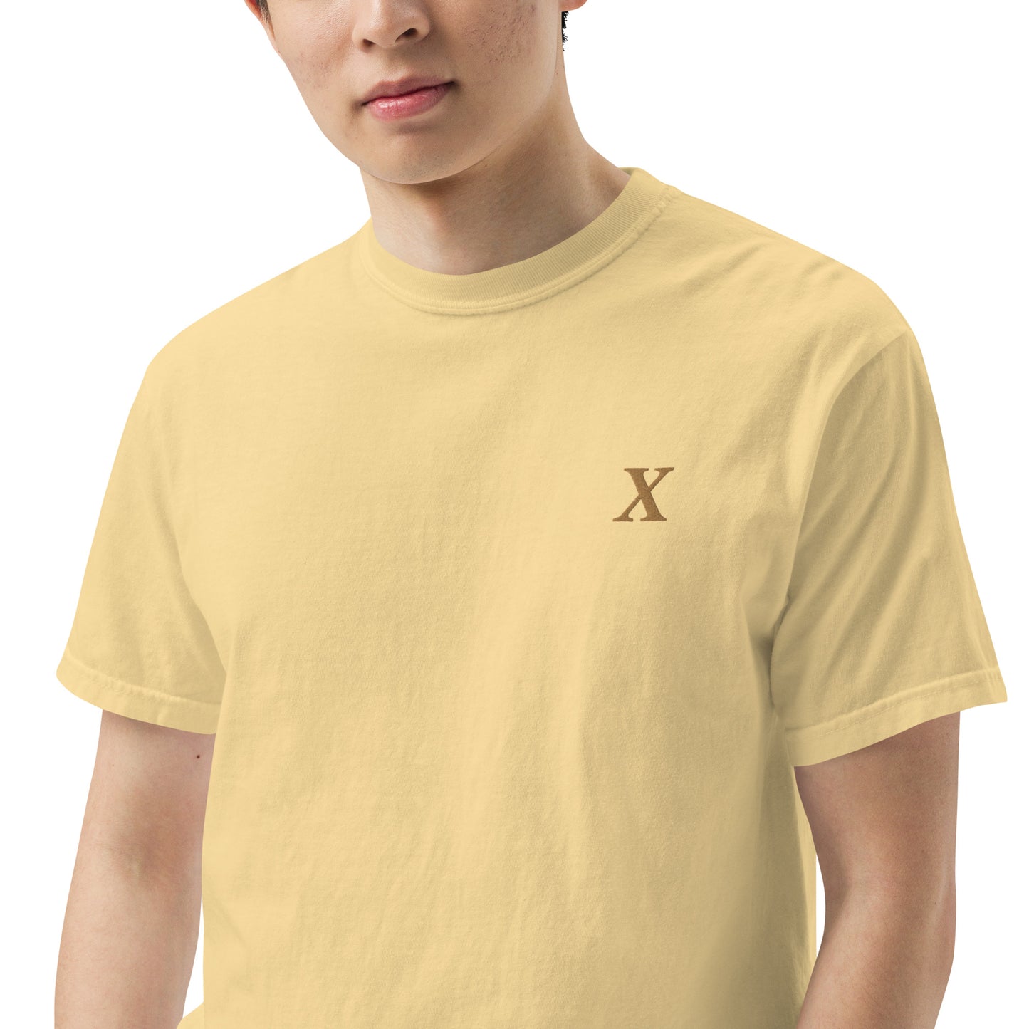 X Gold Unisex garment-dyed heavyweight t-shirt