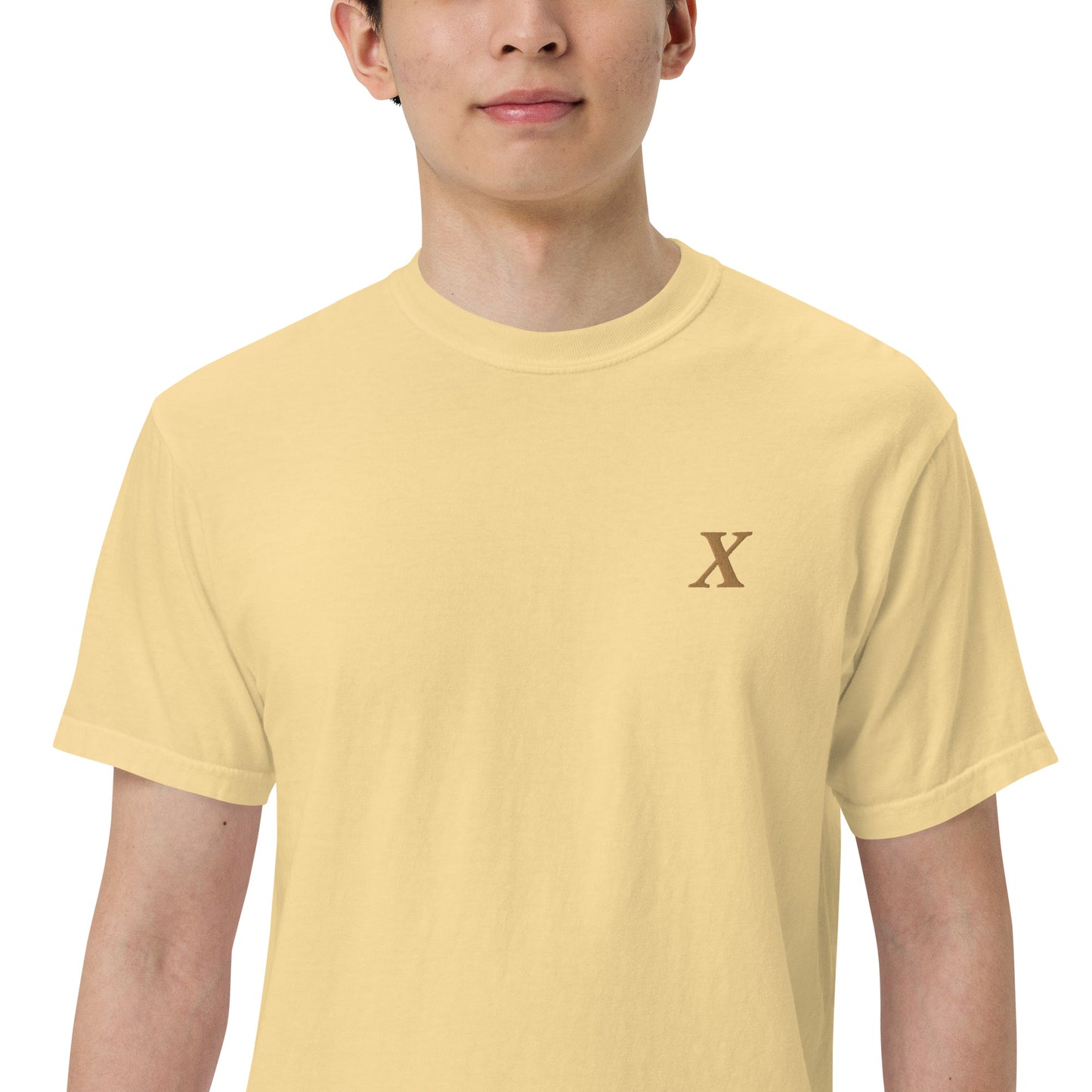 X Gold Unisex garment-dyed heavyweight t-shirt