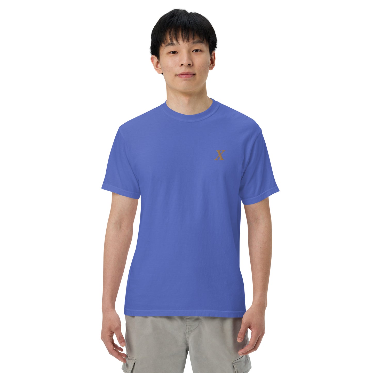 X Gold Unisex garment-dyed heavyweight t-shirt