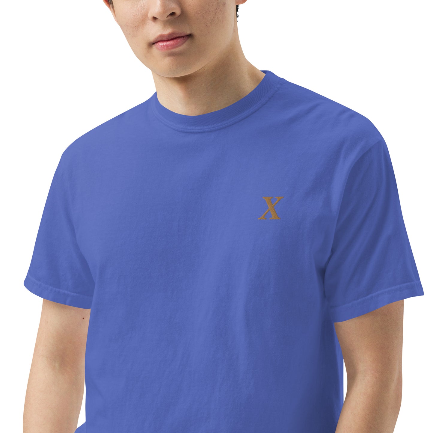 X Gold Unisex garment-dyed heavyweight t-shirt