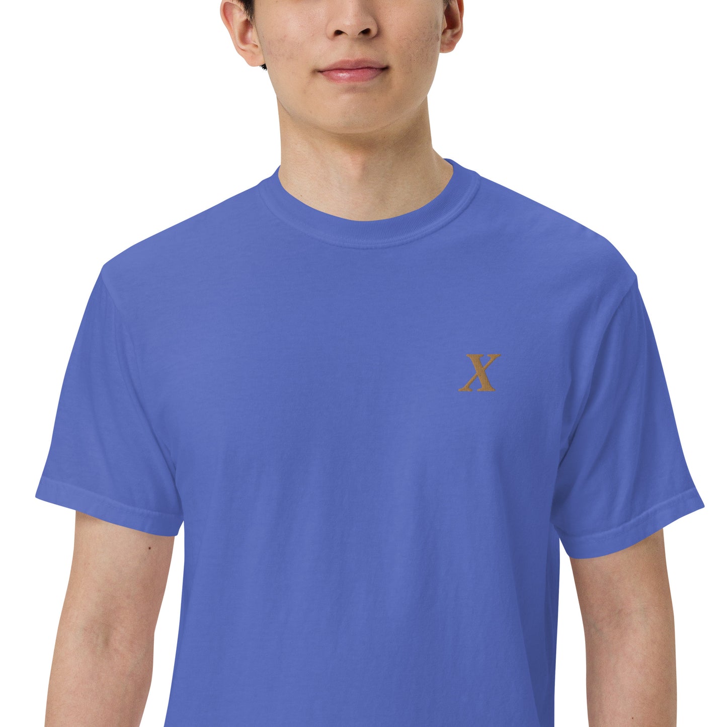 X Gold Unisex garment-dyed heavyweight t-shirt