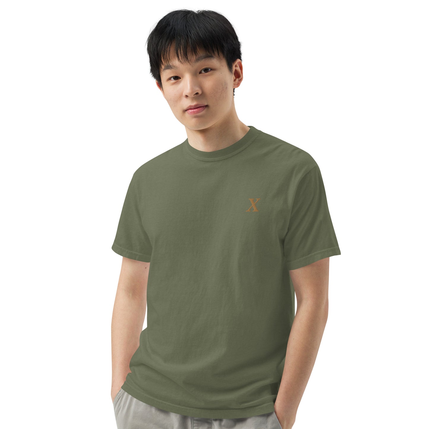 X Gold Unisex garment-dyed heavyweight t-shirt
