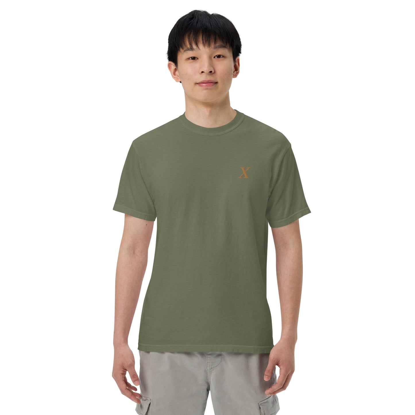 X Gold Unisex garment-dyed heavyweight t-shirt