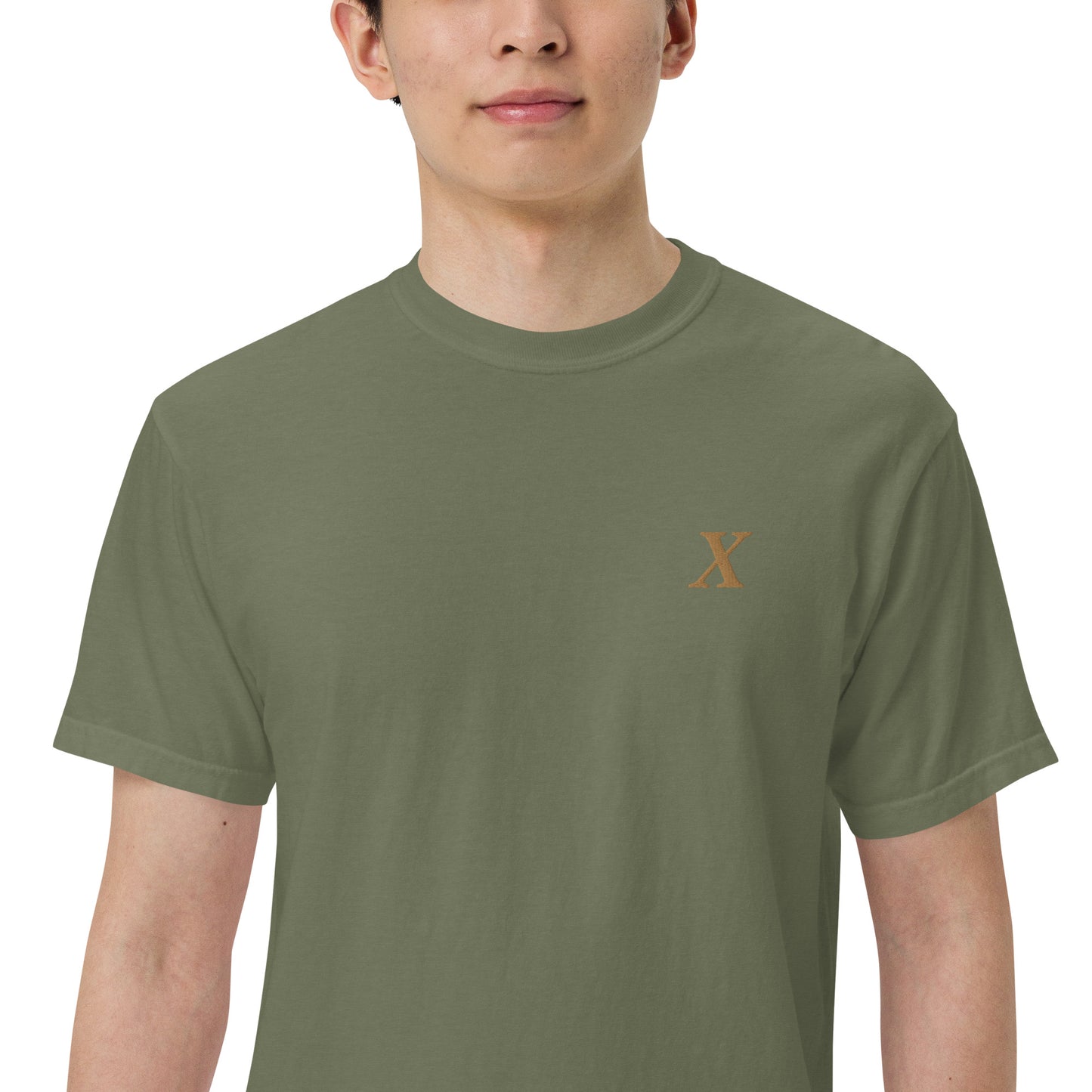 X Gold Unisex garment-dyed heavyweight t-shirt