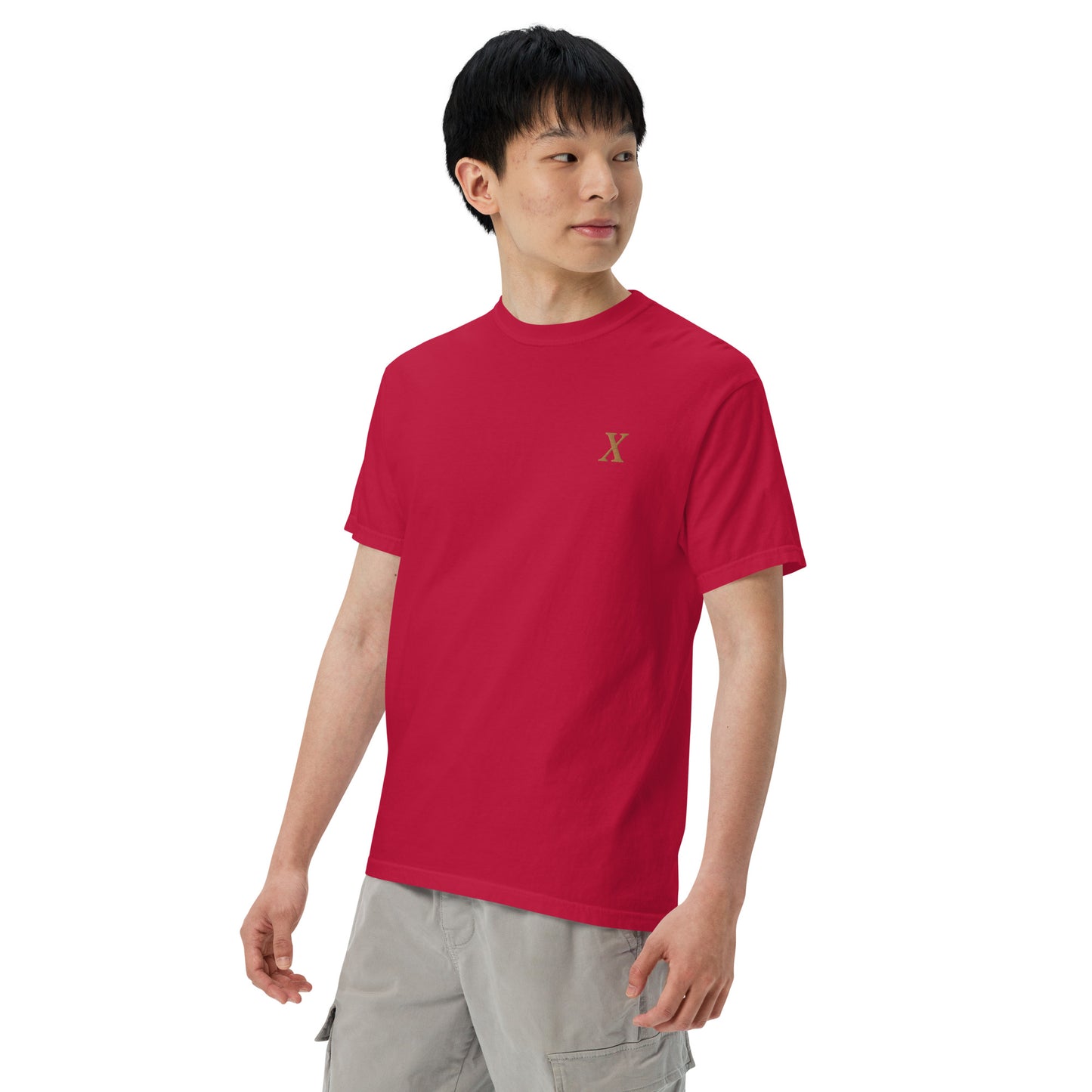 X Gold Unisex garment-dyed heavyweight t-shirt
