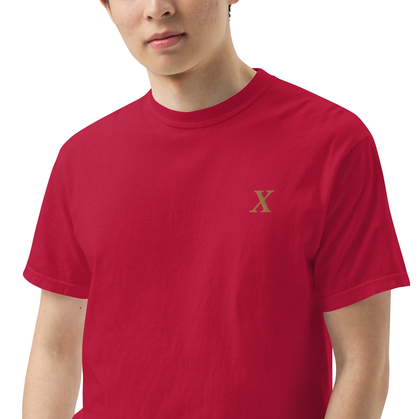 X Gold Unisex garment-dyed heavyweight t-shirt
