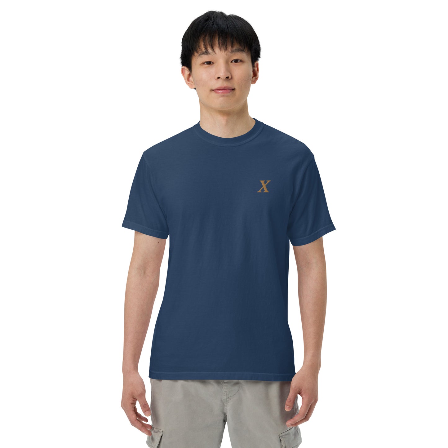 X Gold Unisex garment-dyed heavyweight t-shirt