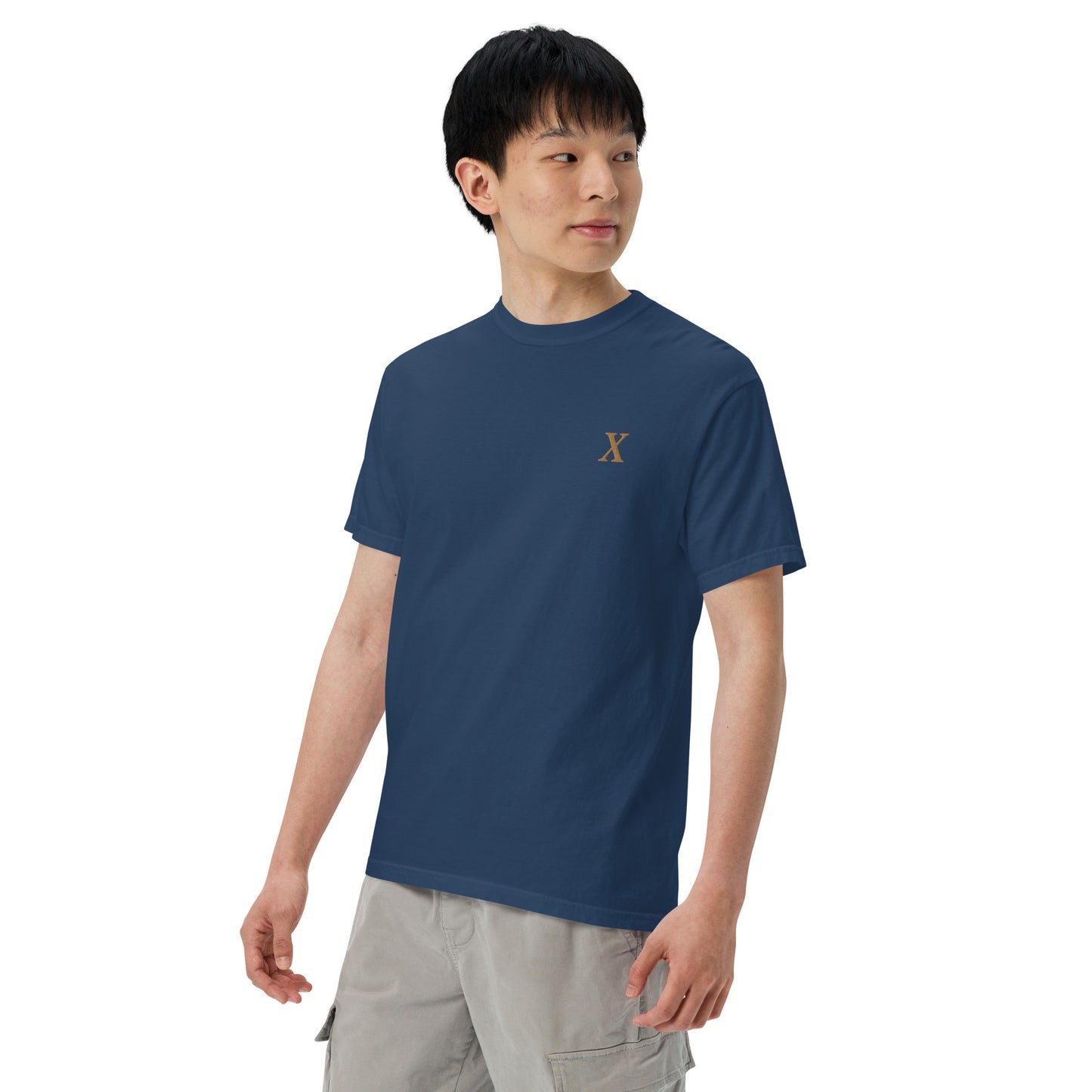 X Gold Unisex garment-dyed heavyweight t-shirt