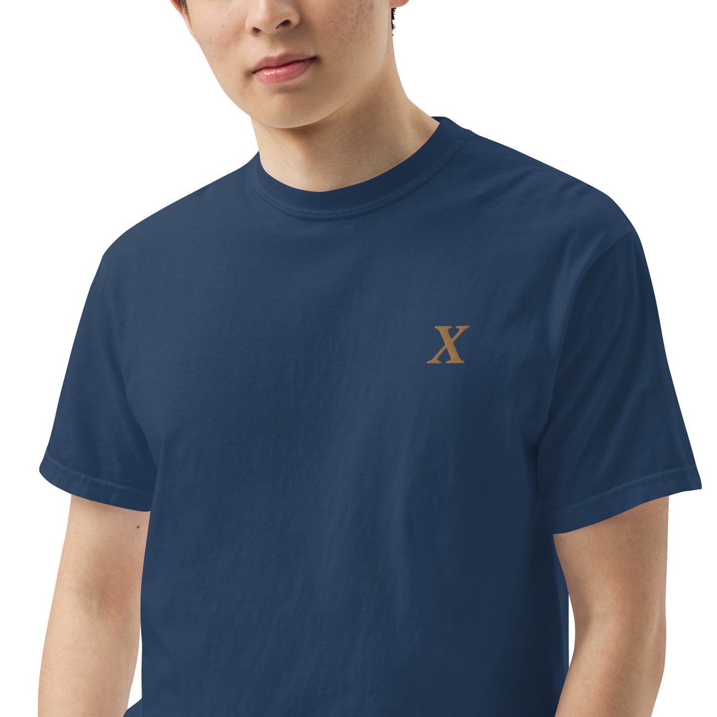 X Gold Unisex garment-dyed heavyweight t-shirt