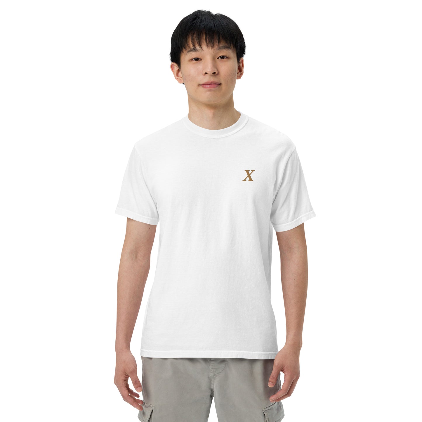 X Gold Unisex garment-dyed heavyweight t-shirt