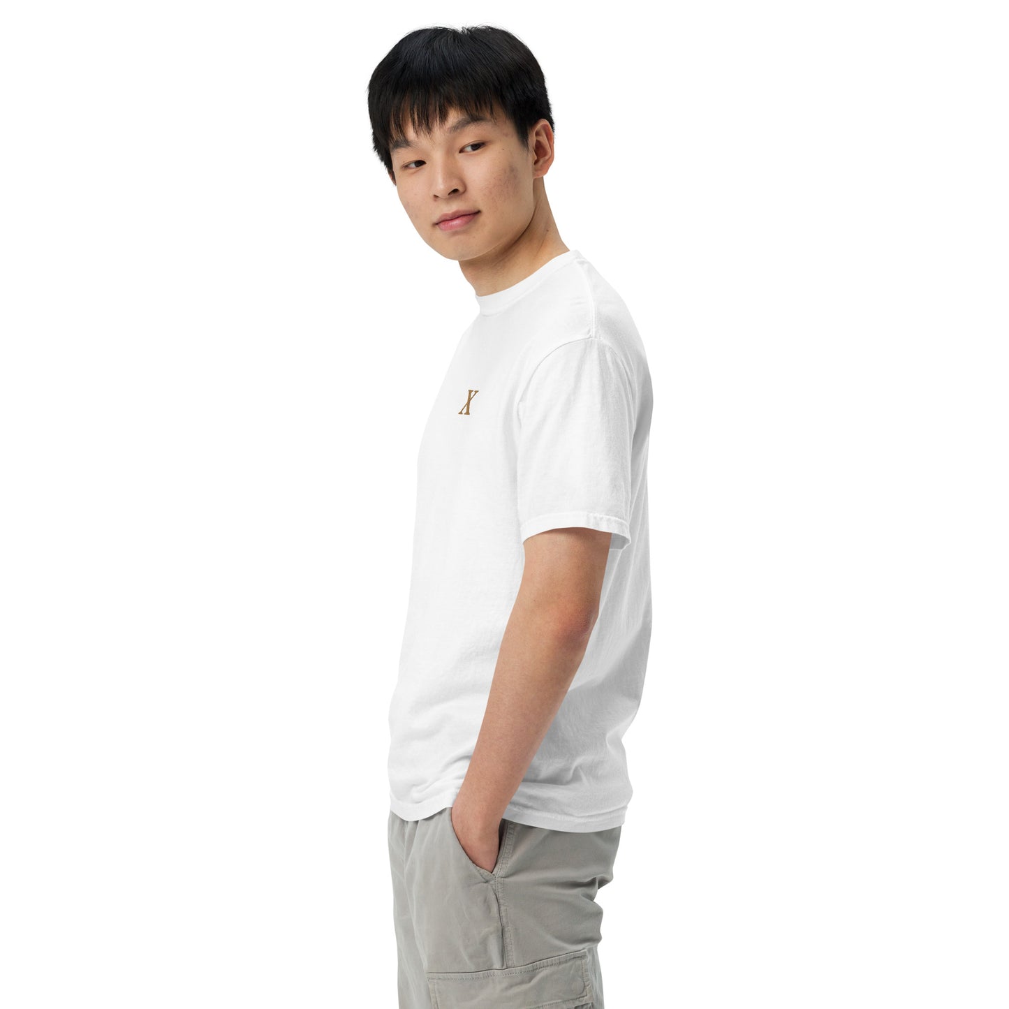 X Gold Unisex garment-dyed heavyweight t-shirt