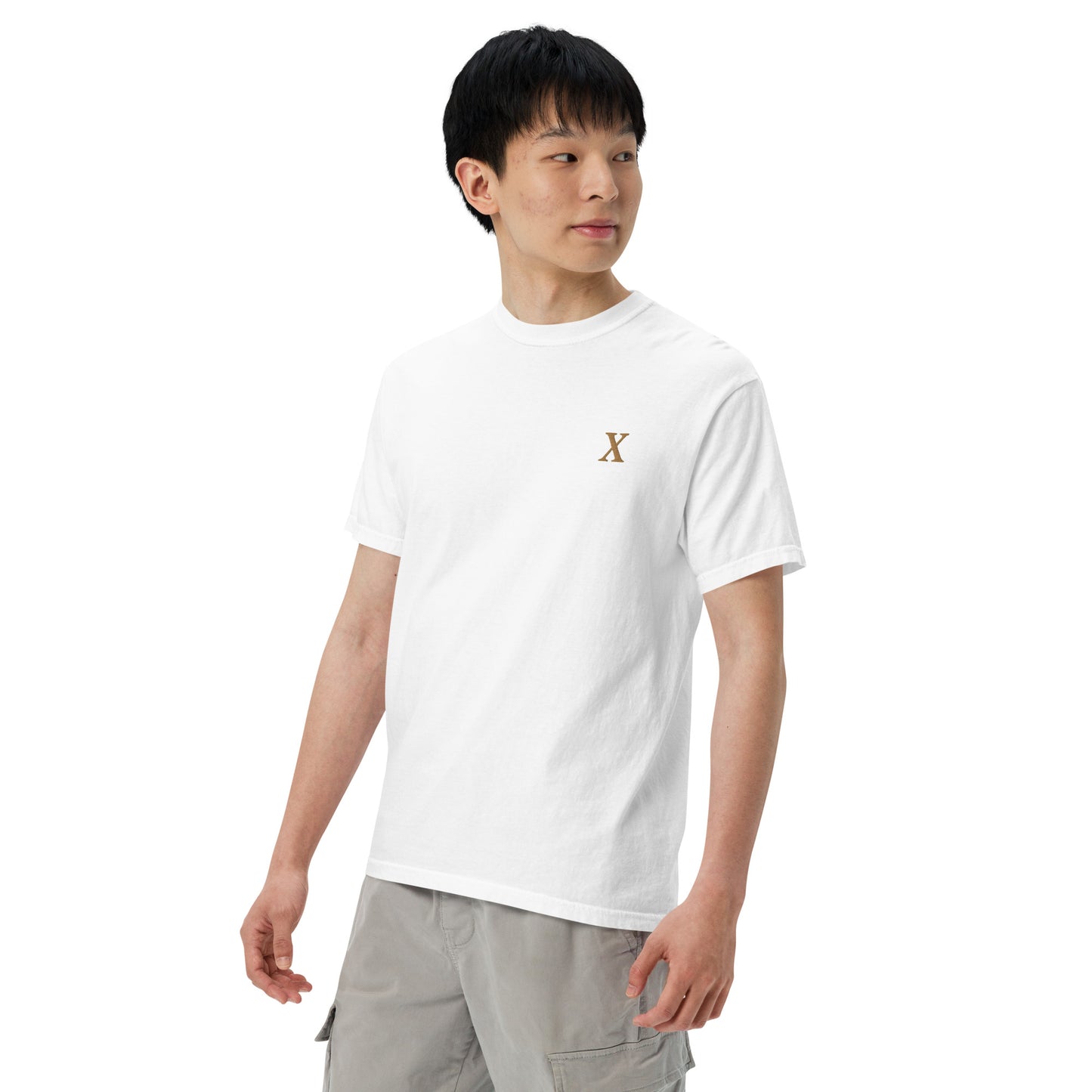 X Gold Unisex garment-dyed heavyweight t-shirt